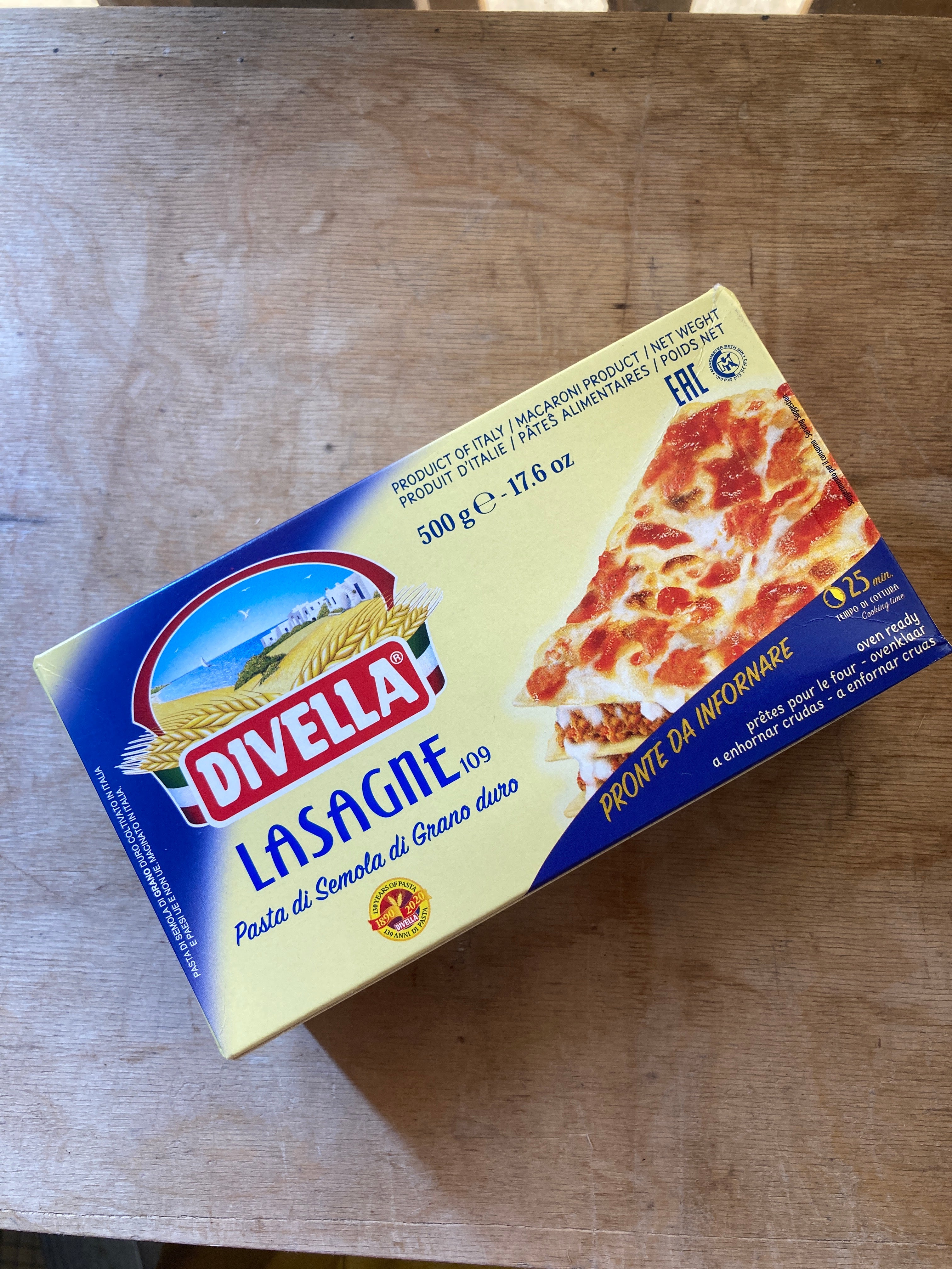 LASAGNE - DIVELLA