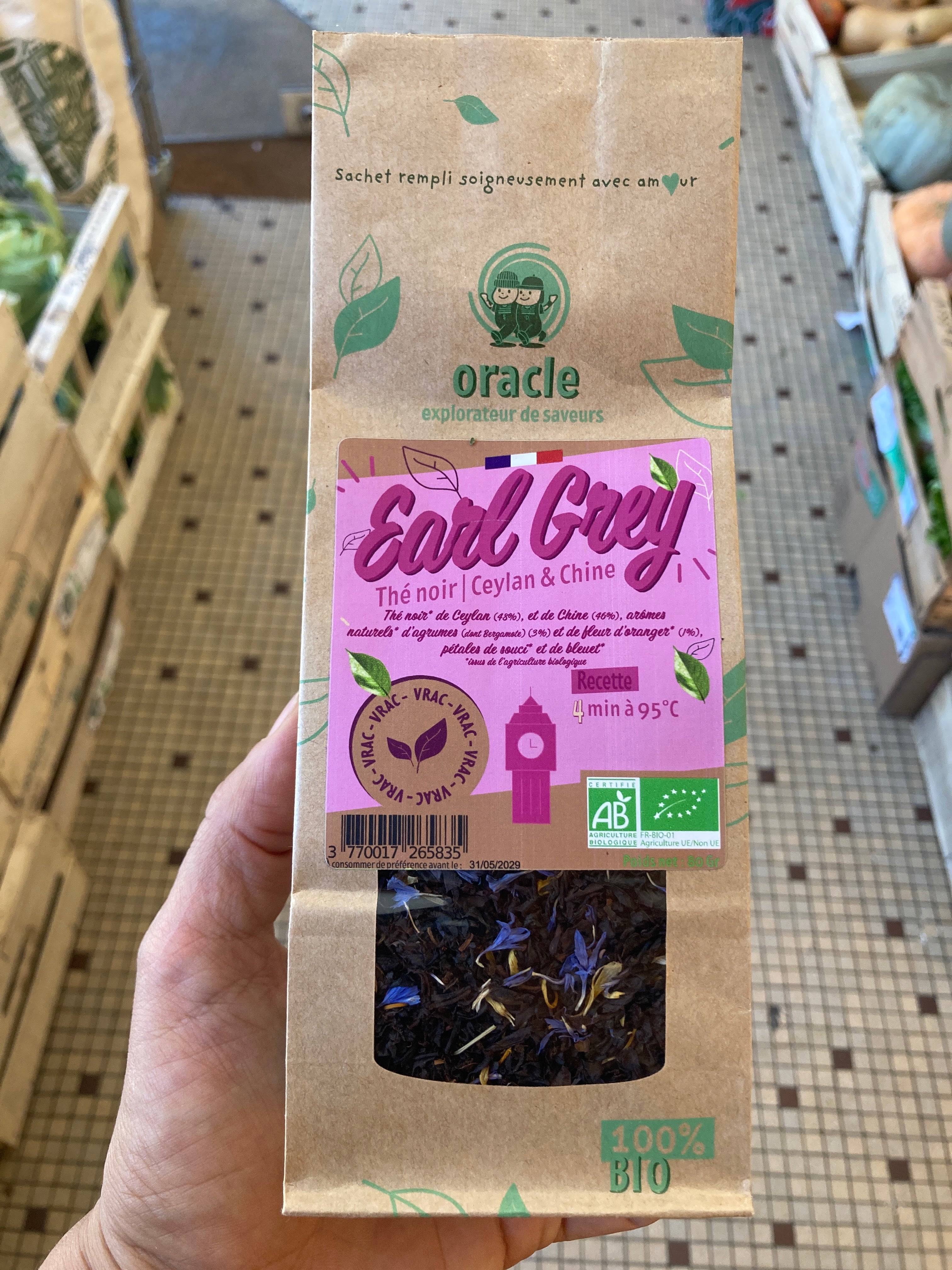 THÉ EARL GREY - THÉ NOIR - ORACLE - 80g