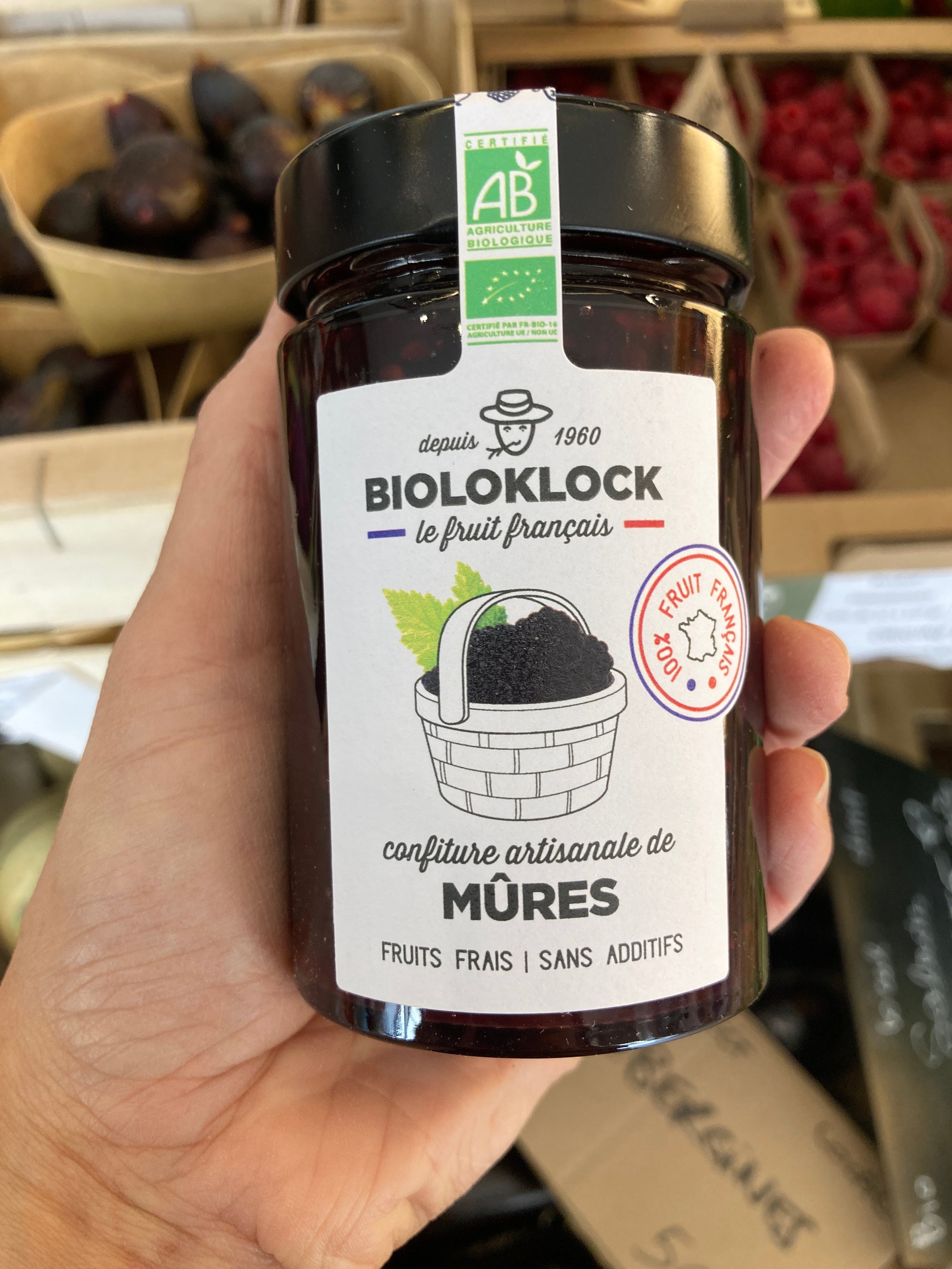 CONFITURE BIOLOKLOCK MURES - 230G