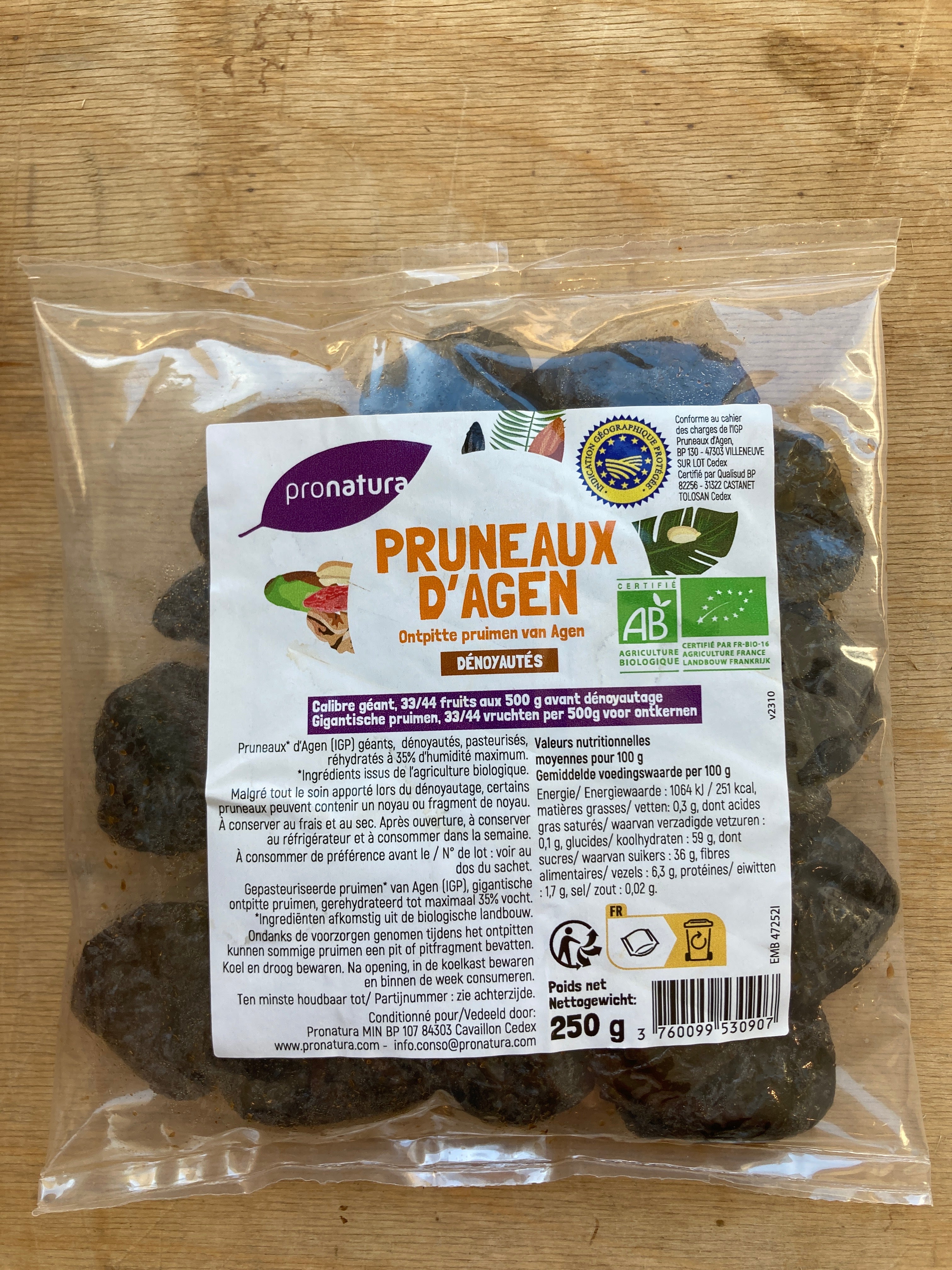 PRUNEAUX d’Agen PRONATURA