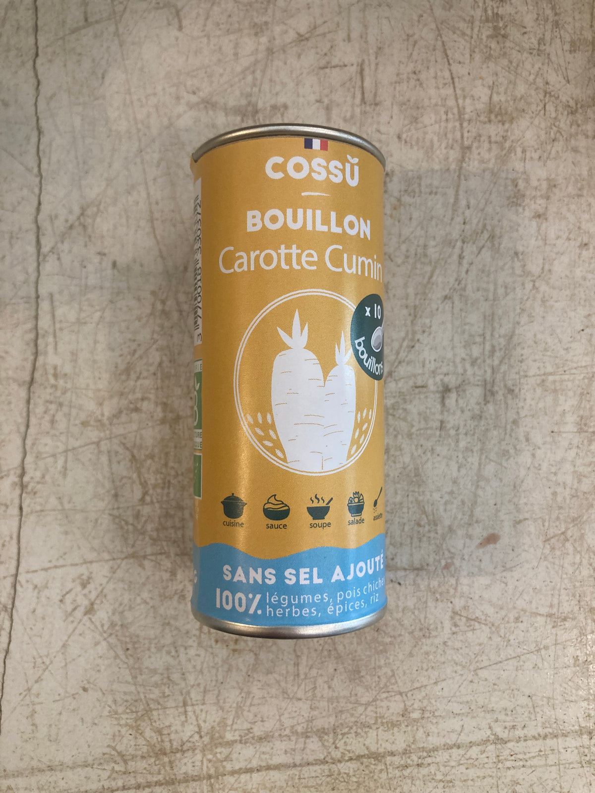 Bouillon  CAROTTE CUMIN - Cossu 40gr