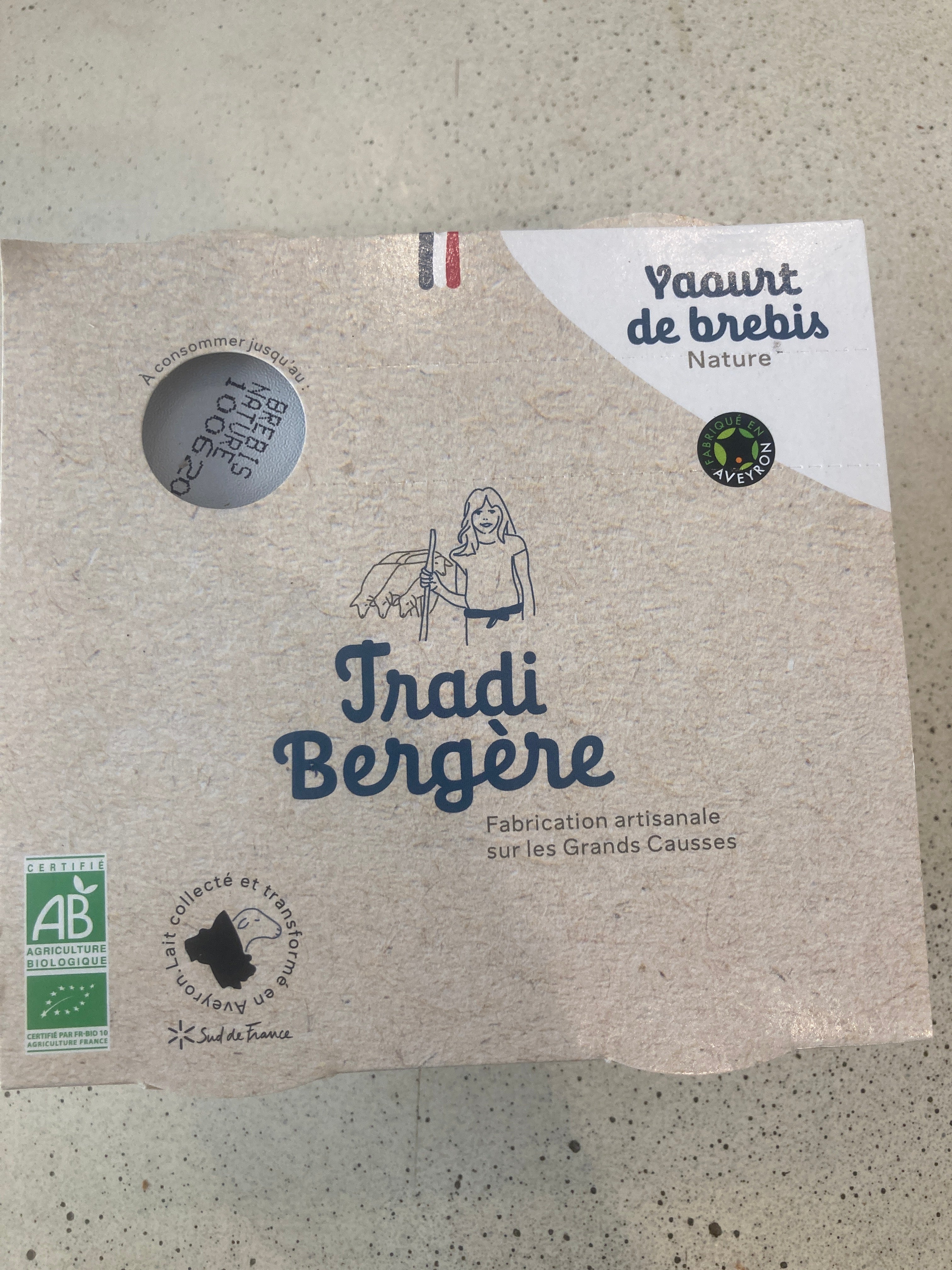 YAOURTS BREBIS  bio - Tradi Bergere