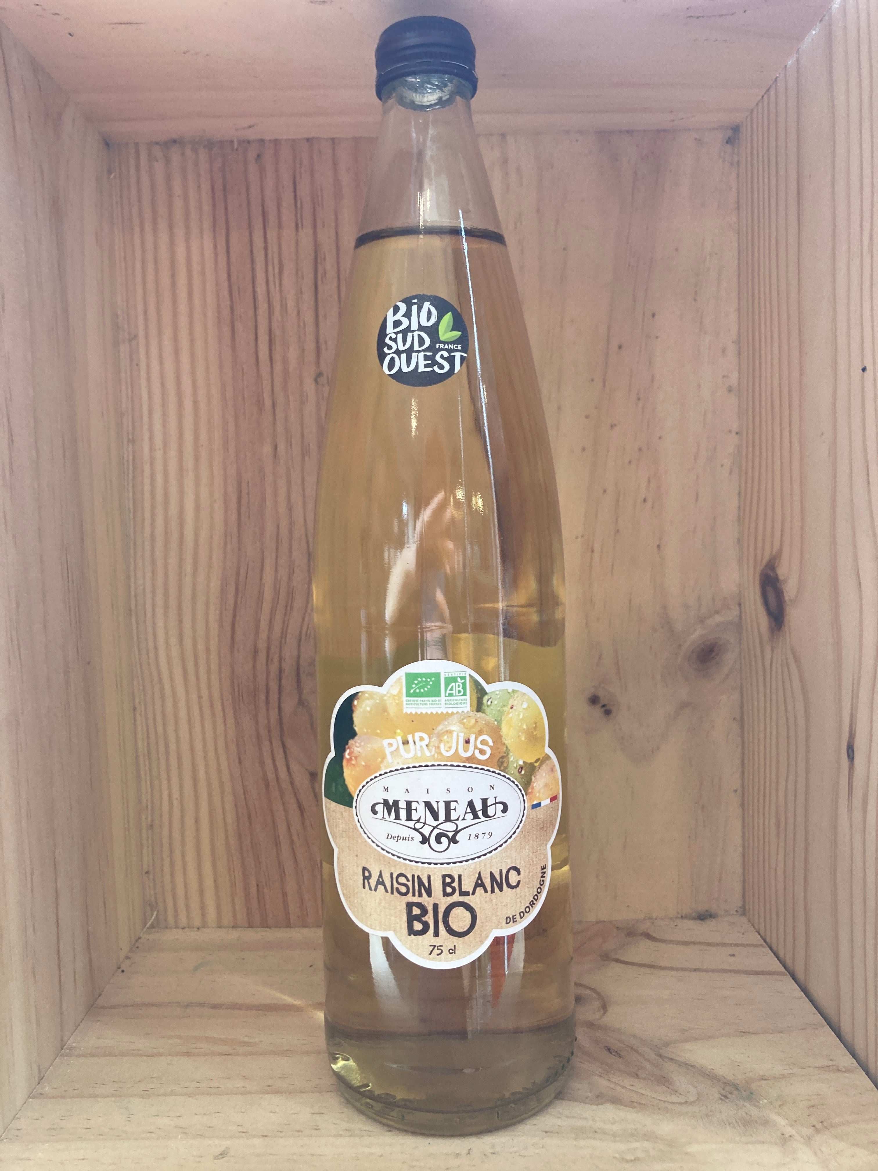 MENEAU JUS RAISIN BLANC  75CL