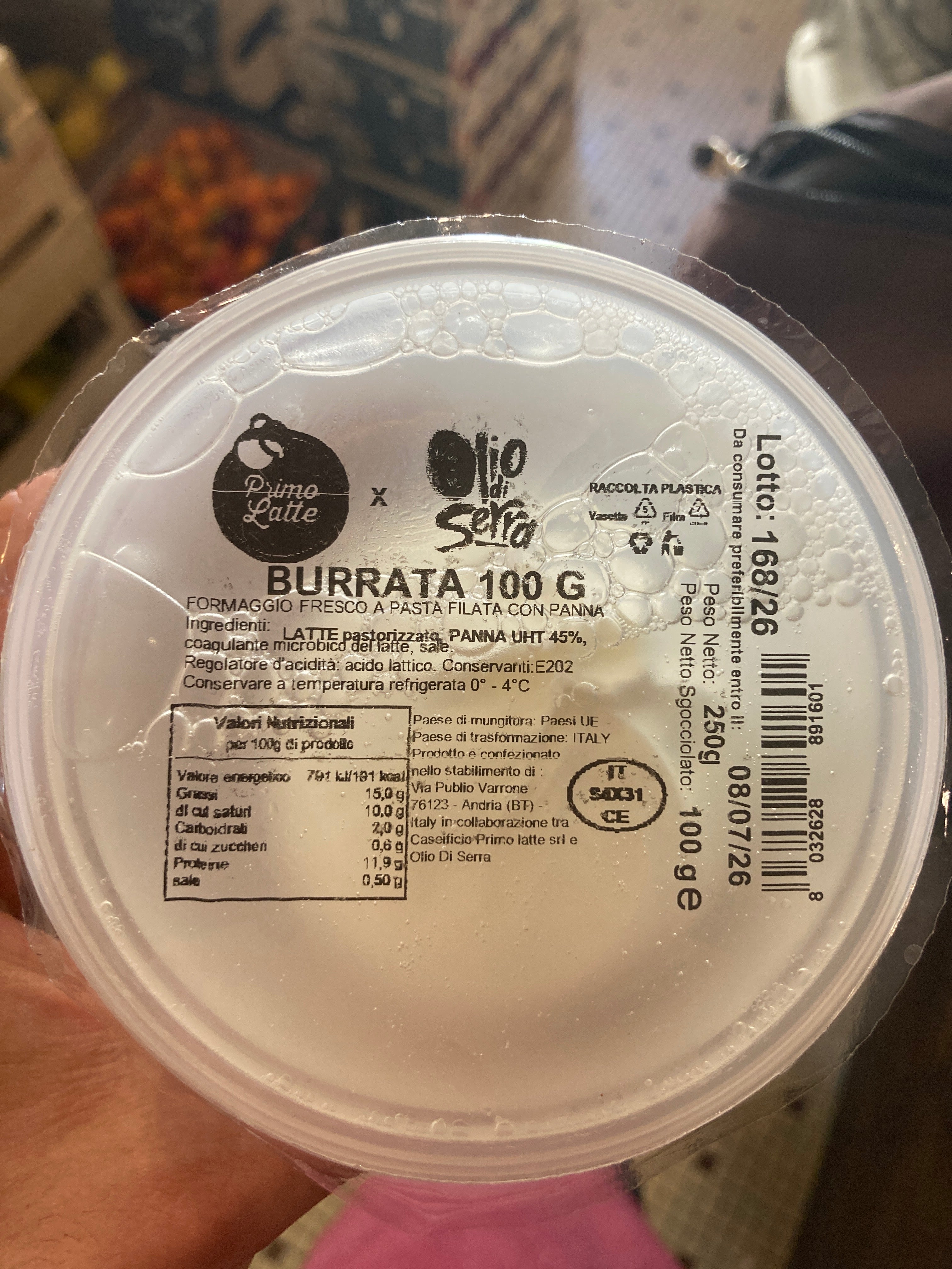 BURRATA - Primo Latte