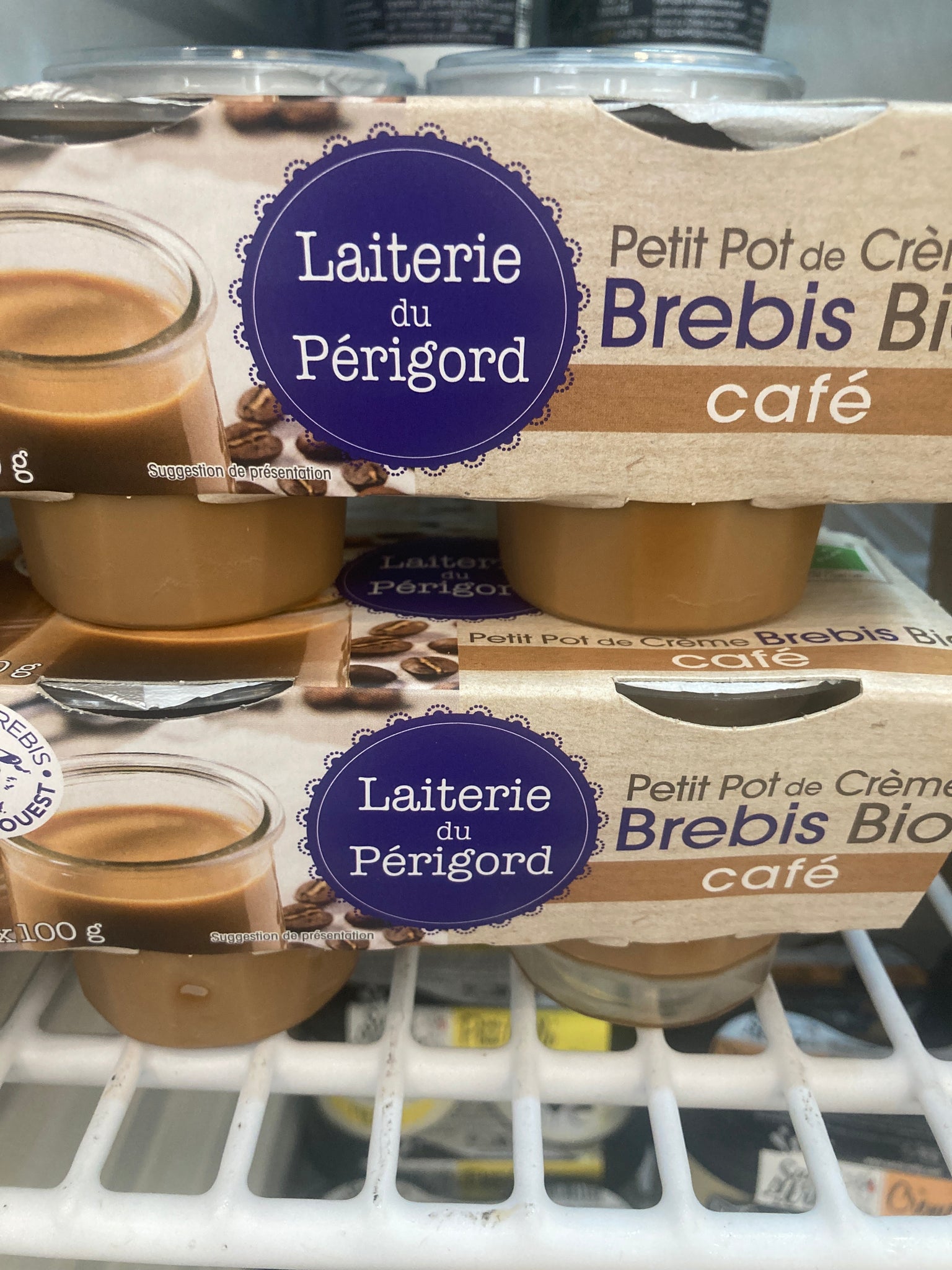 CREME BREBIS CAFÉx2 - LAITERIE DU PERIGORD