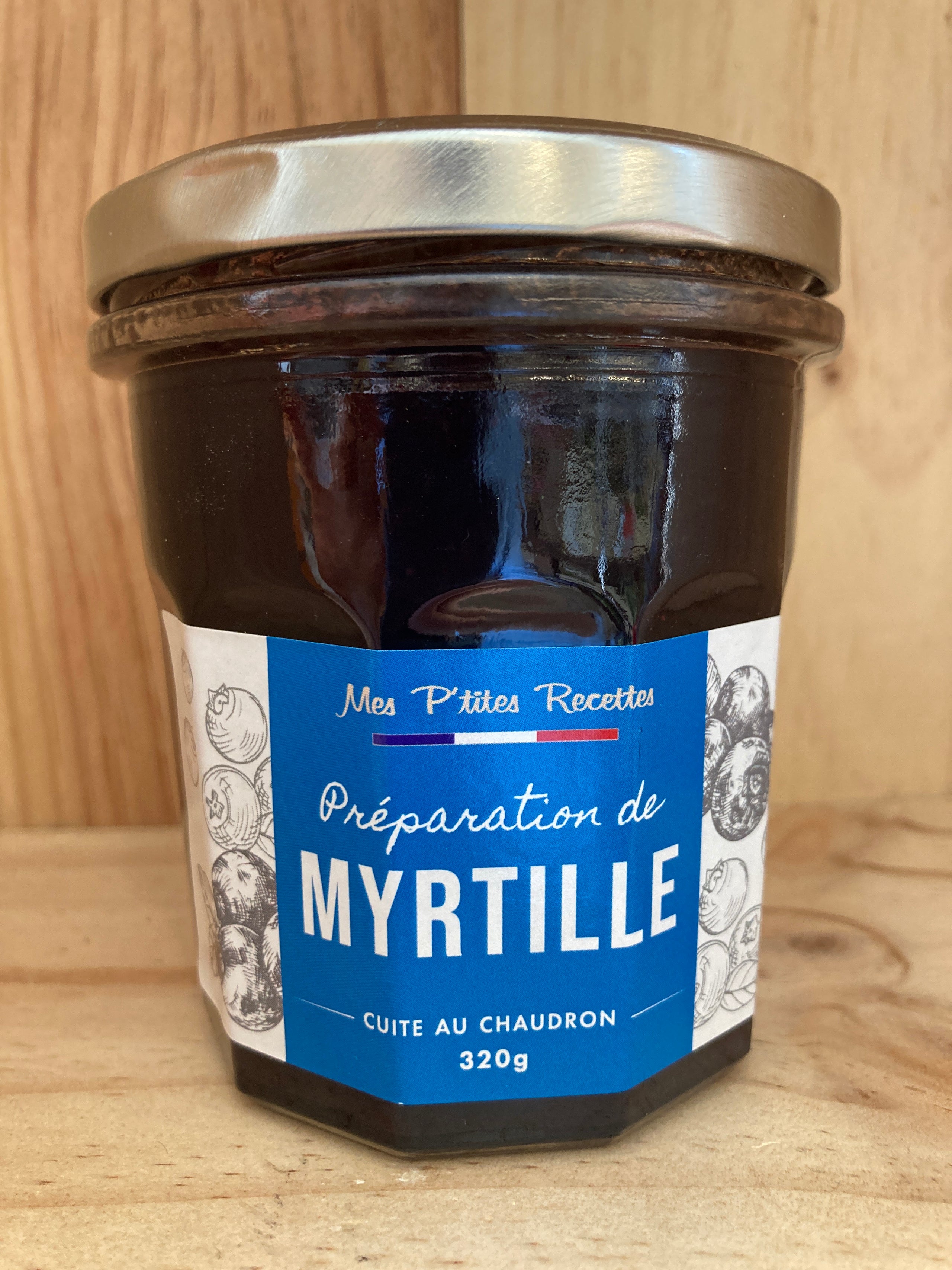 CONFITURE MYRTILLES 330g Mes P’tites Recettes