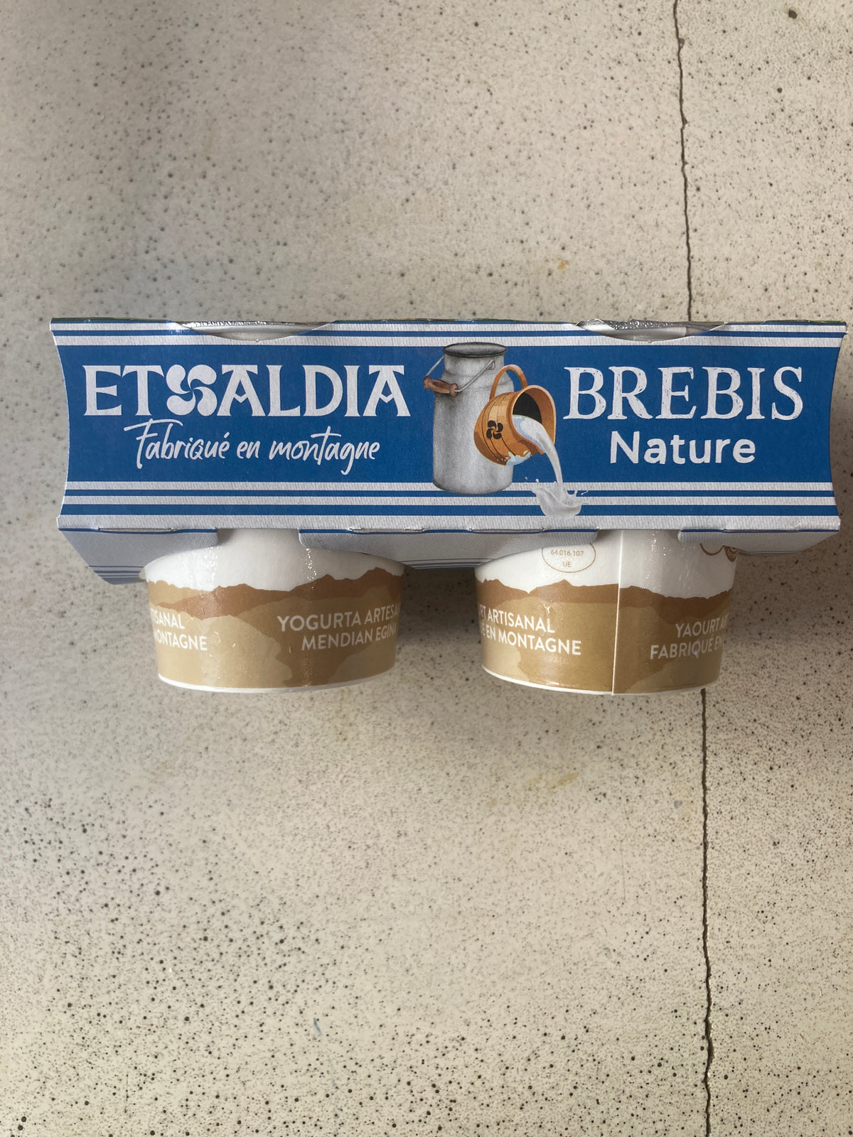ETXALDIA - yaourt brebis nature