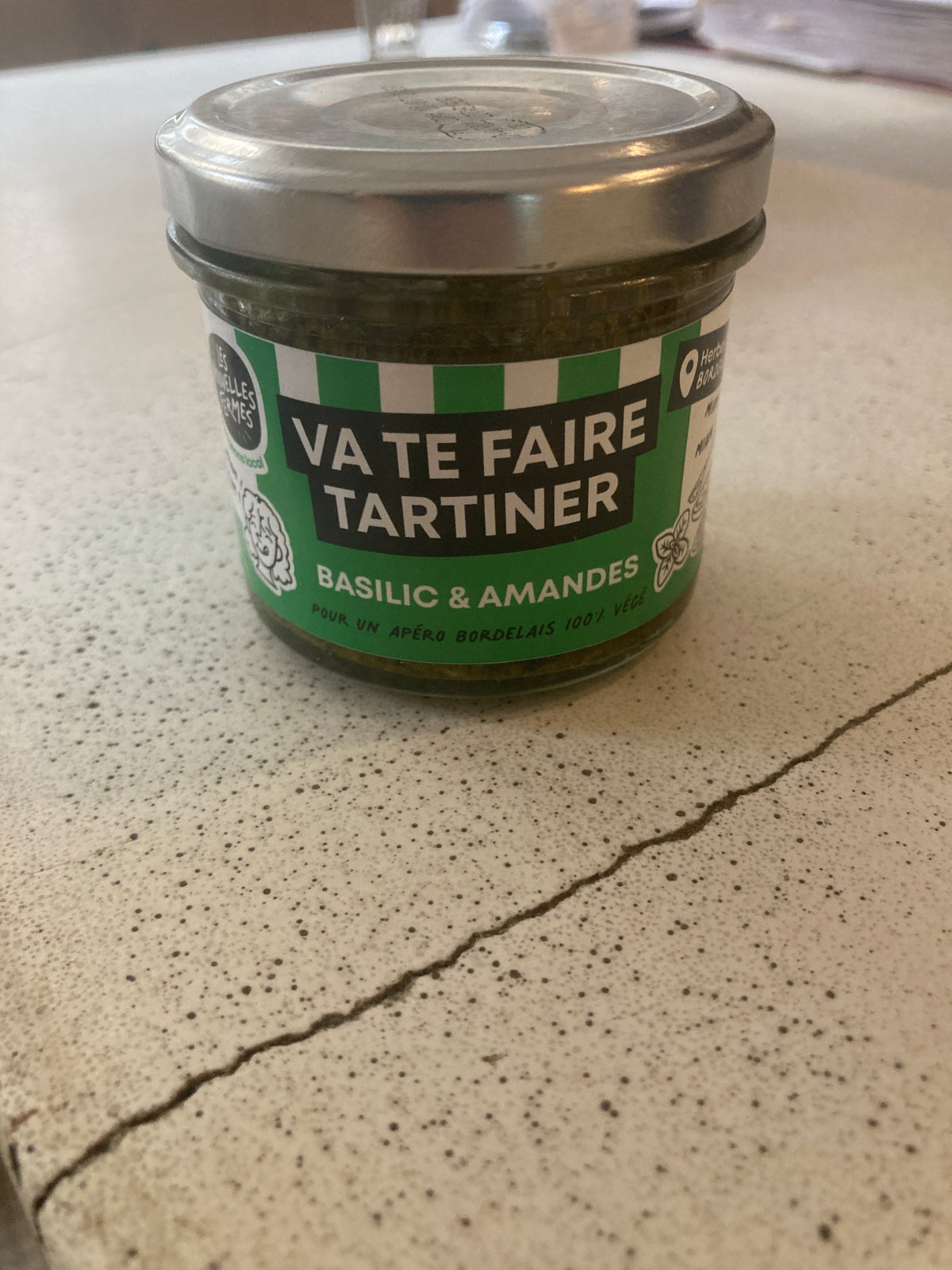 Tartare basilic et amandes  - les nouvelles fermes