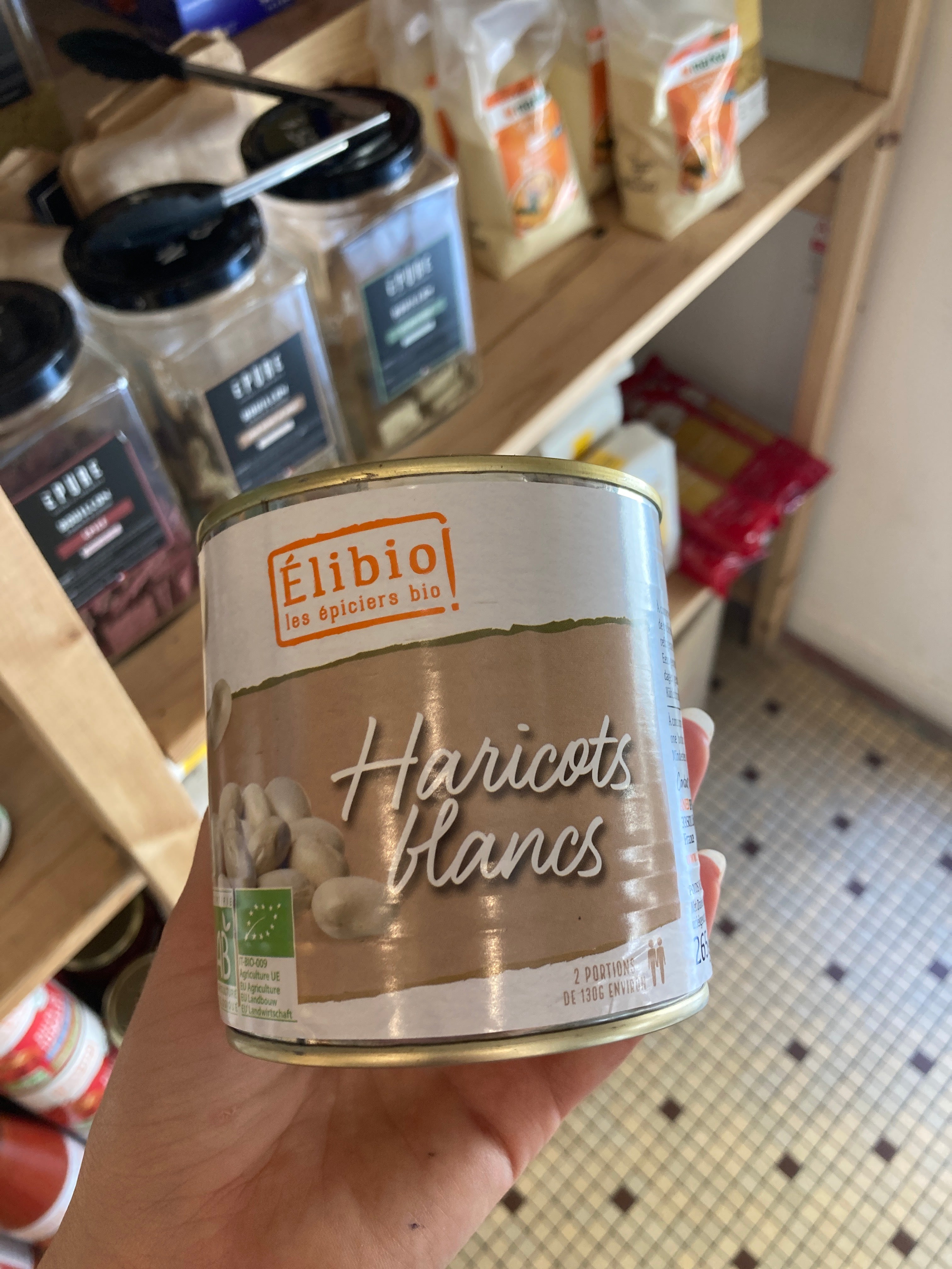 HARICOTS BLANCS BOITE 400G