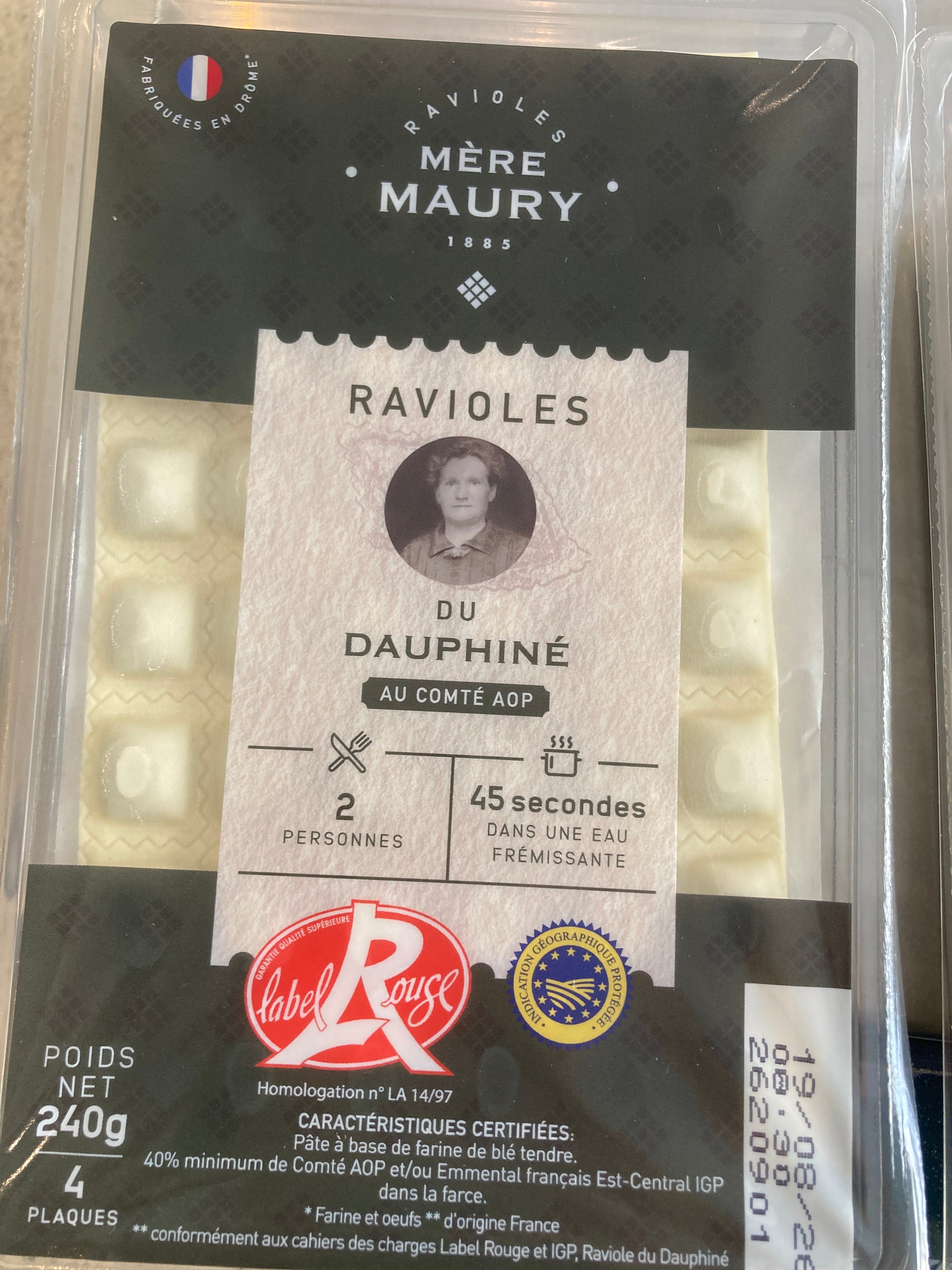 RAVIOLES DU DAUPHINE - MÈRE MAURY