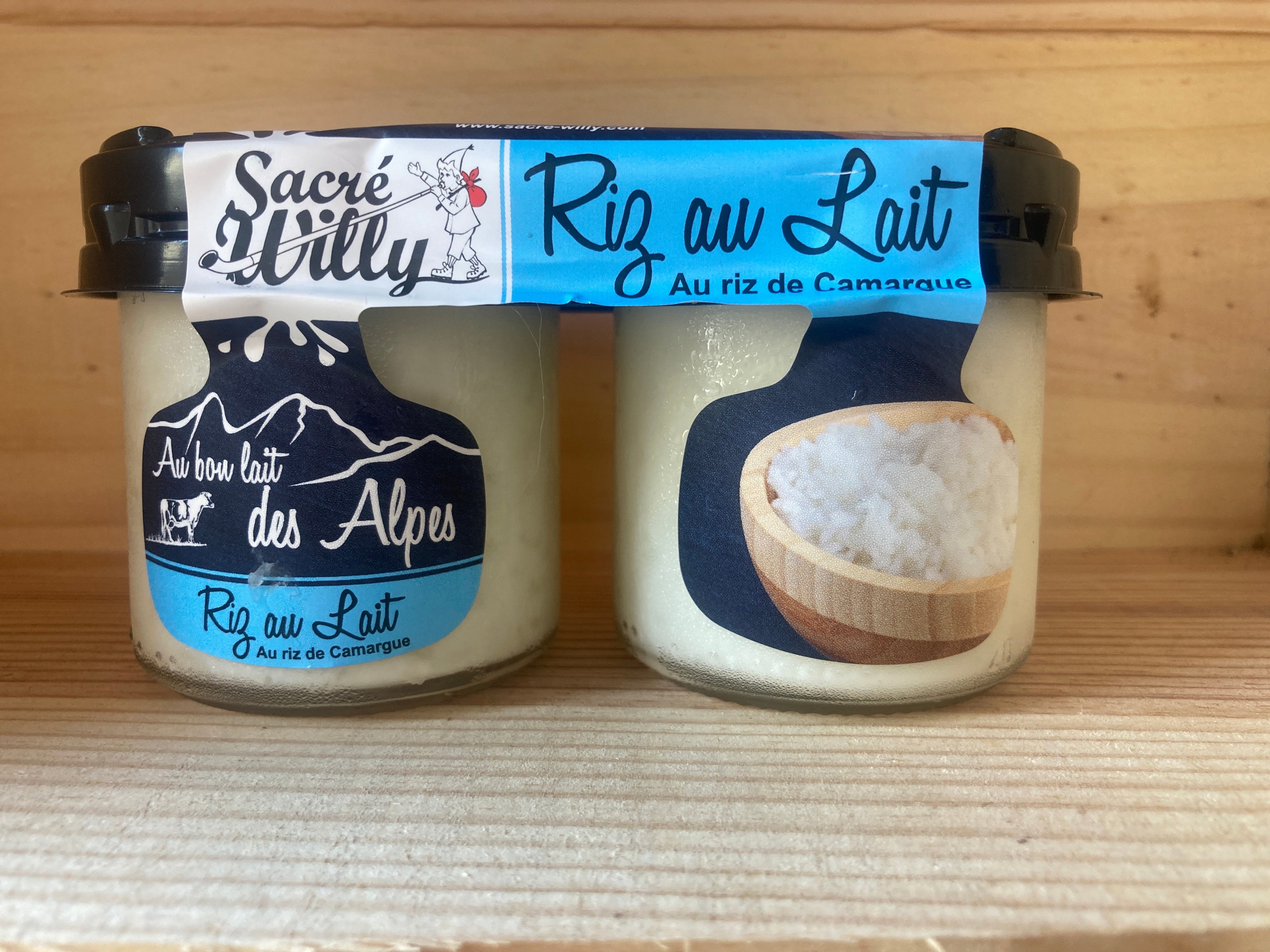 RIZ AU LAIT NATURE DUO 2x125G - SACRÉ WILLY