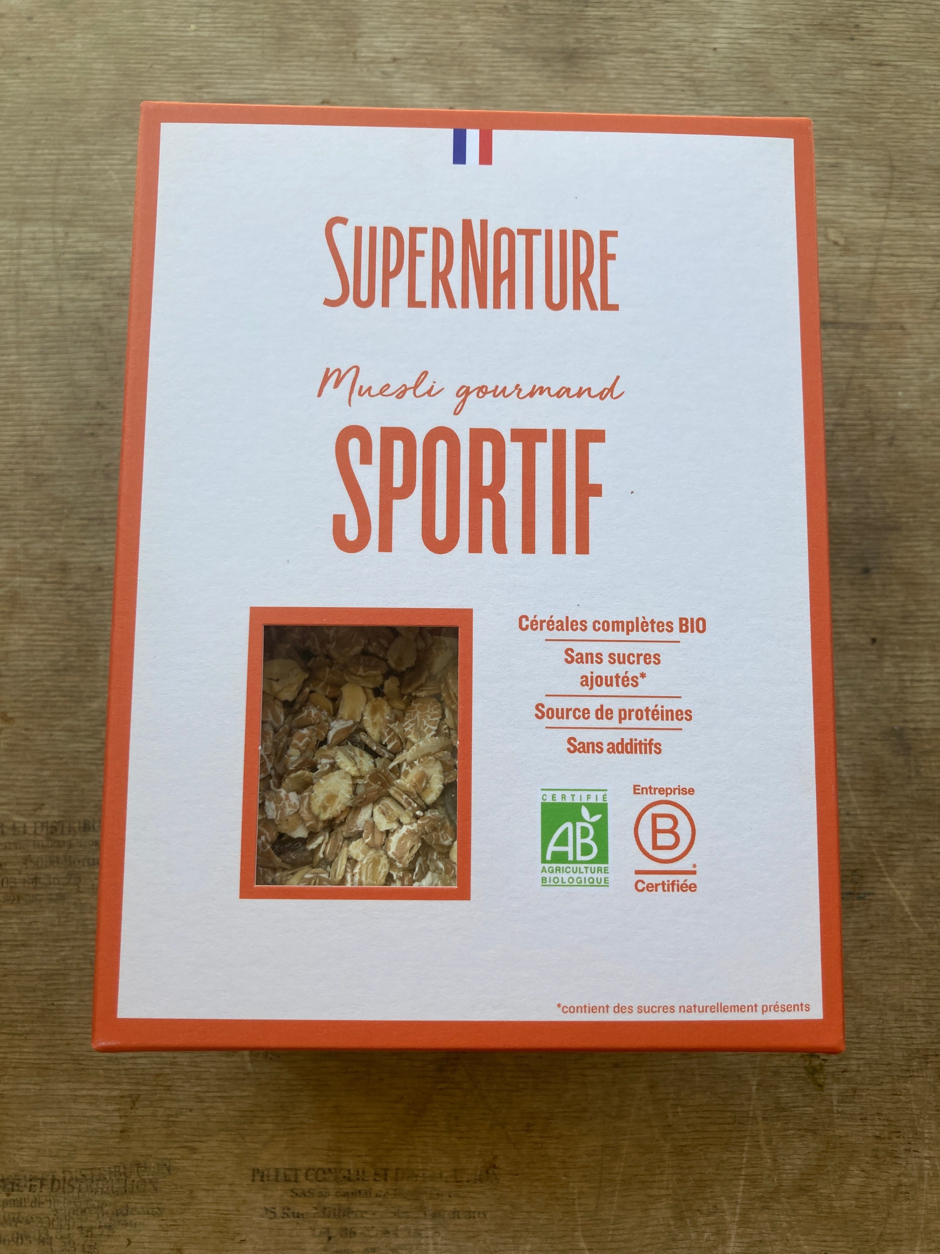 MUESLI gourmand sportif SUPERNATURE