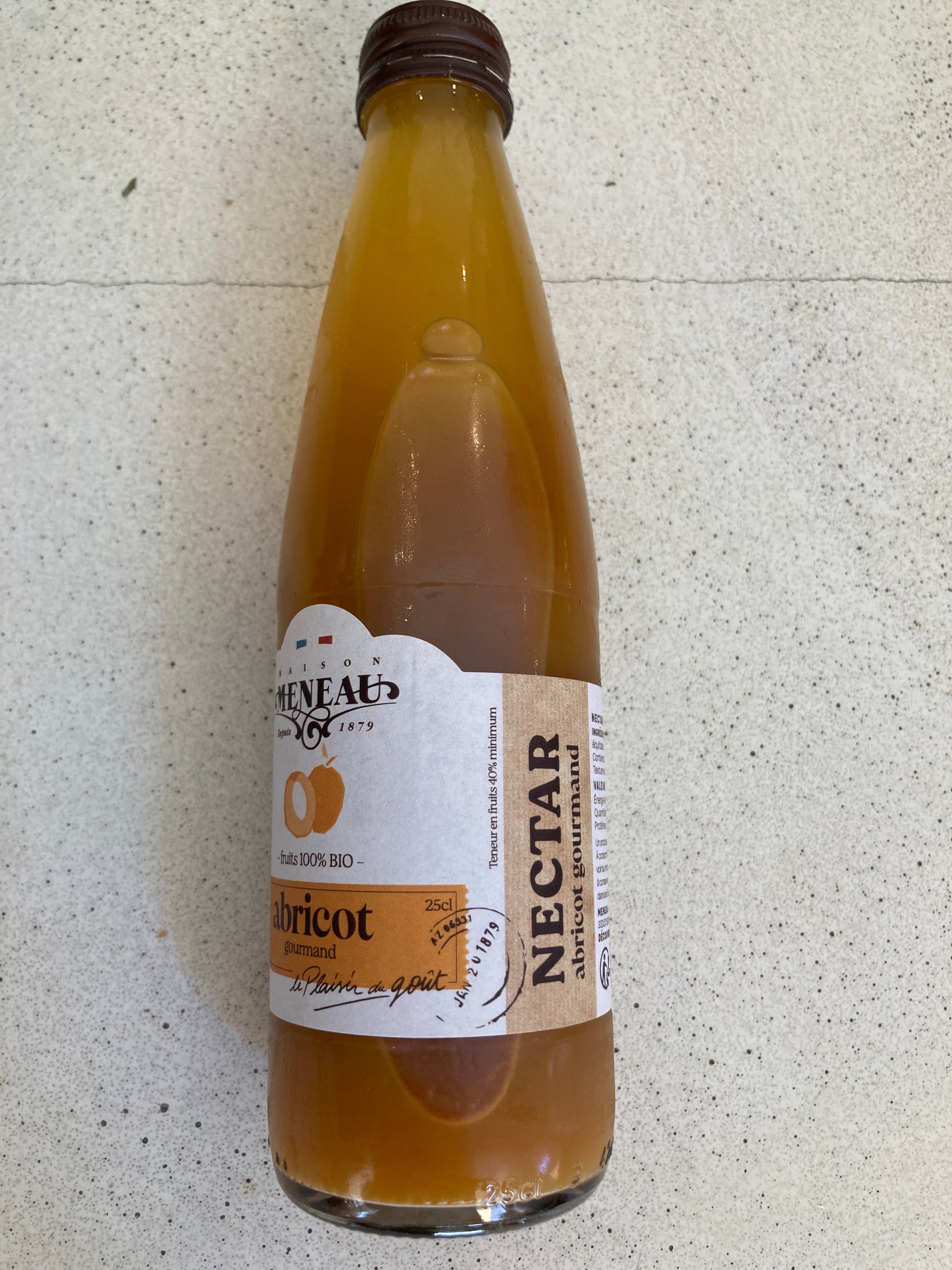 MENEAU JUS D’ABRICOT 25CL