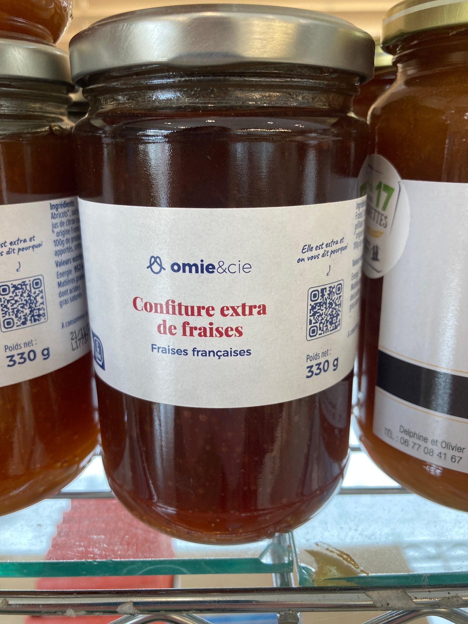 CONFITURE OMIE FRAISES 330g