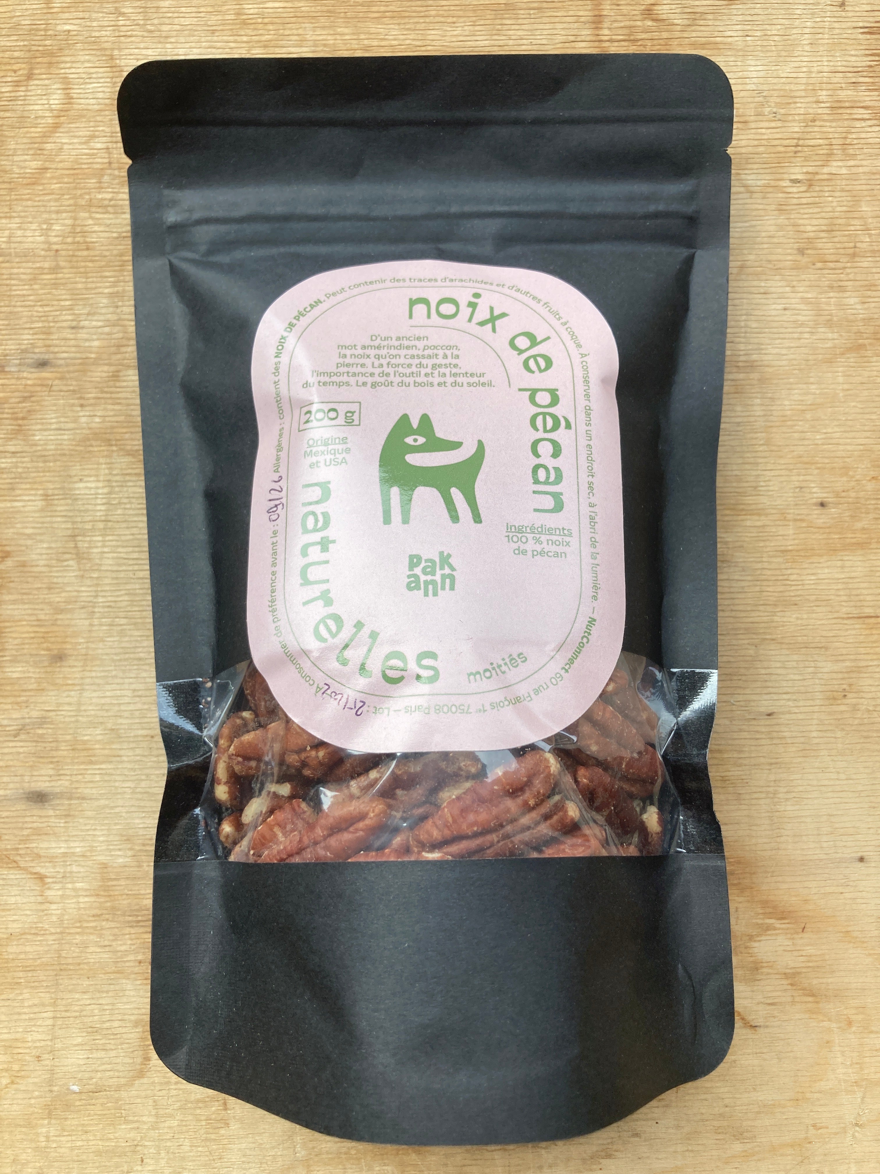 NOIX DE PECAN NATURELLES  200G