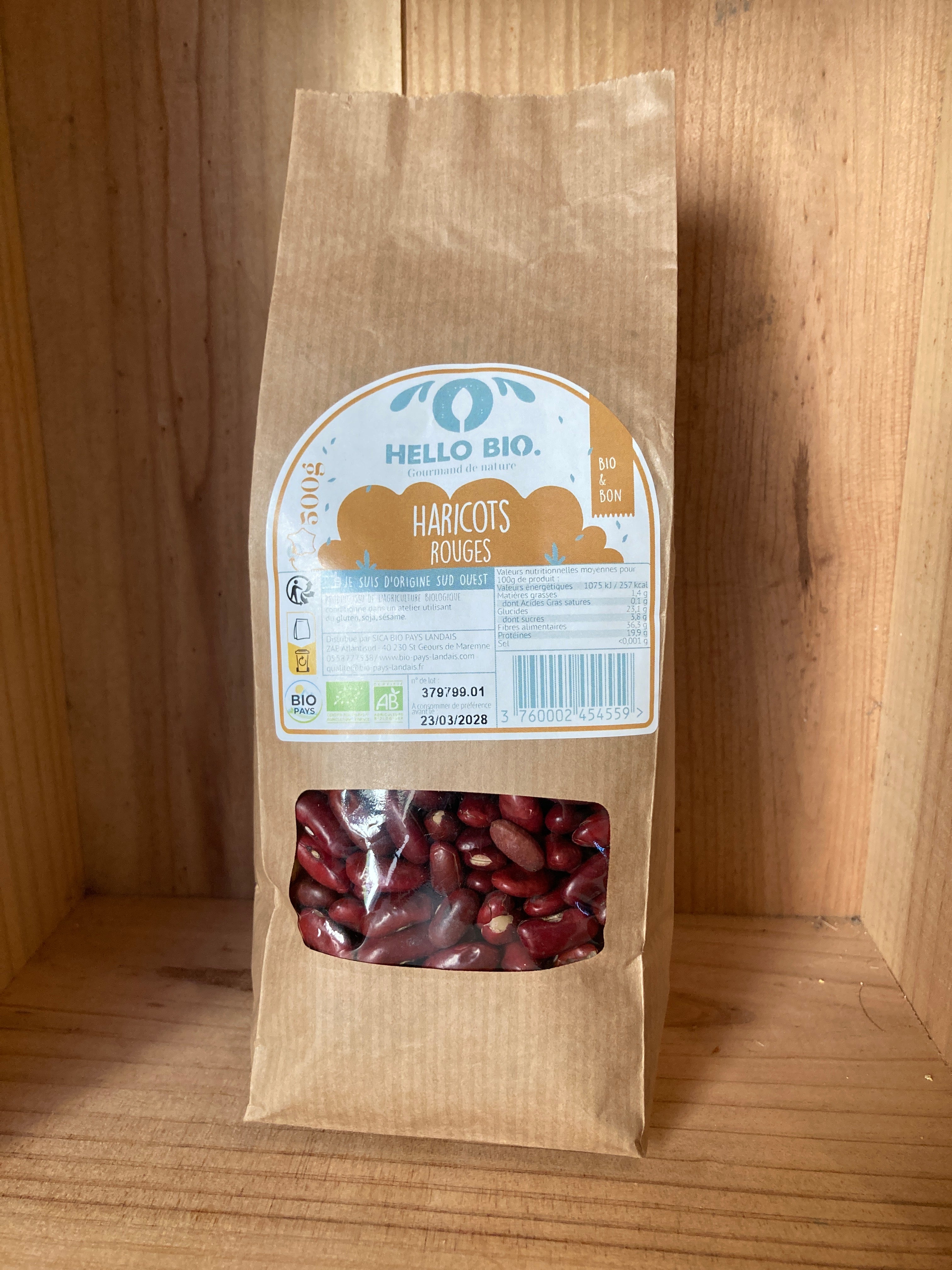 HARICOTS ROUGES - Hello Bio - 500g