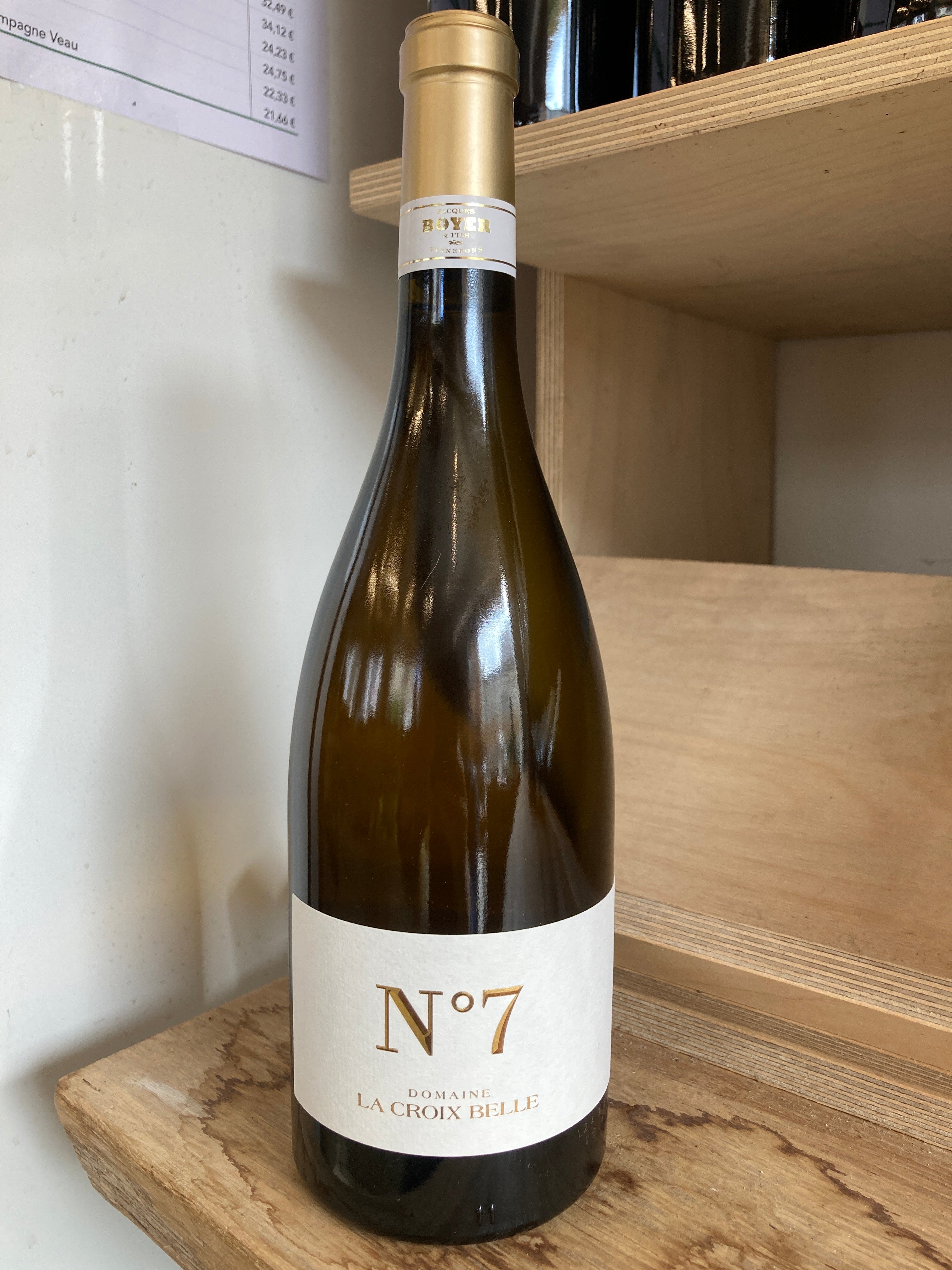 NUMÉRO 7 DOMAINE LA CROIX BELLE blanc