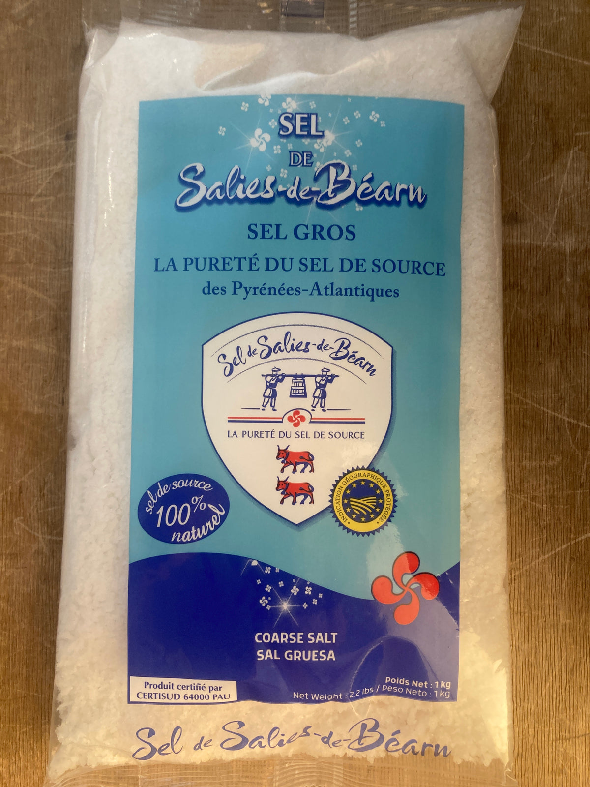 SEL GROS - Salies de Bearn - 1kg