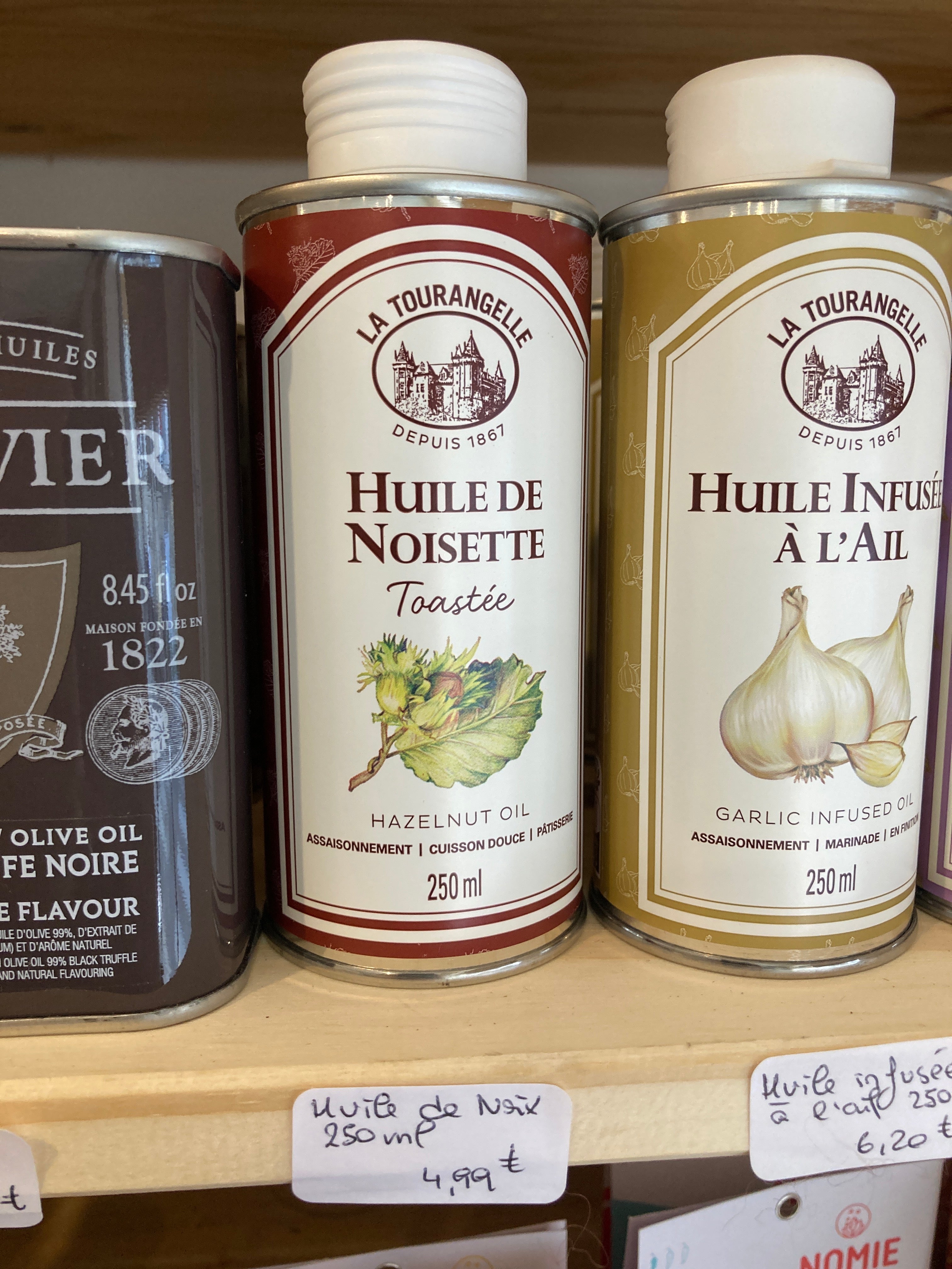Huile de noisette la tourangelle