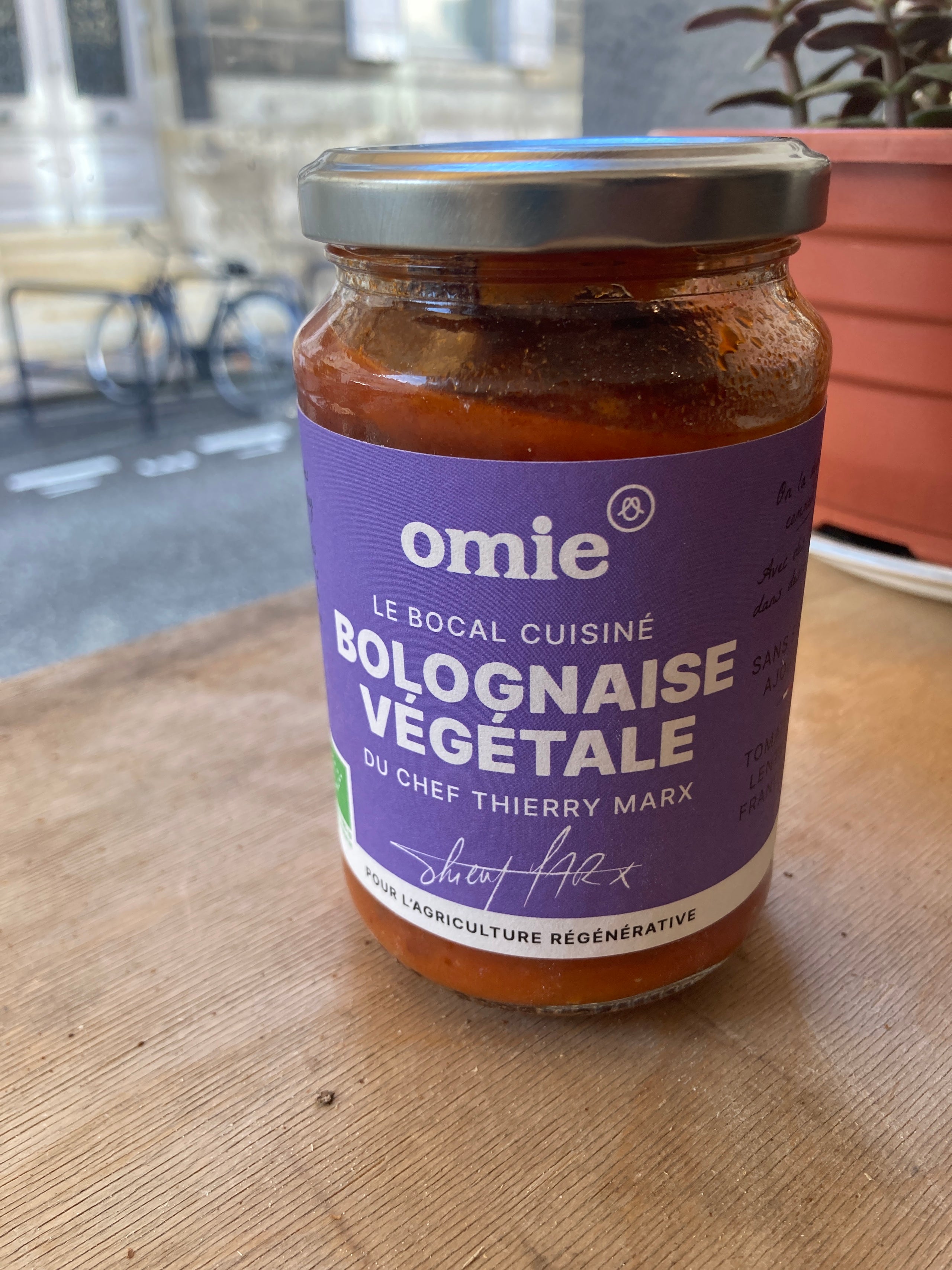 BOLOGNAISE VÉGÉTALE - Du chef Thierry Marx - OMIE&CIE