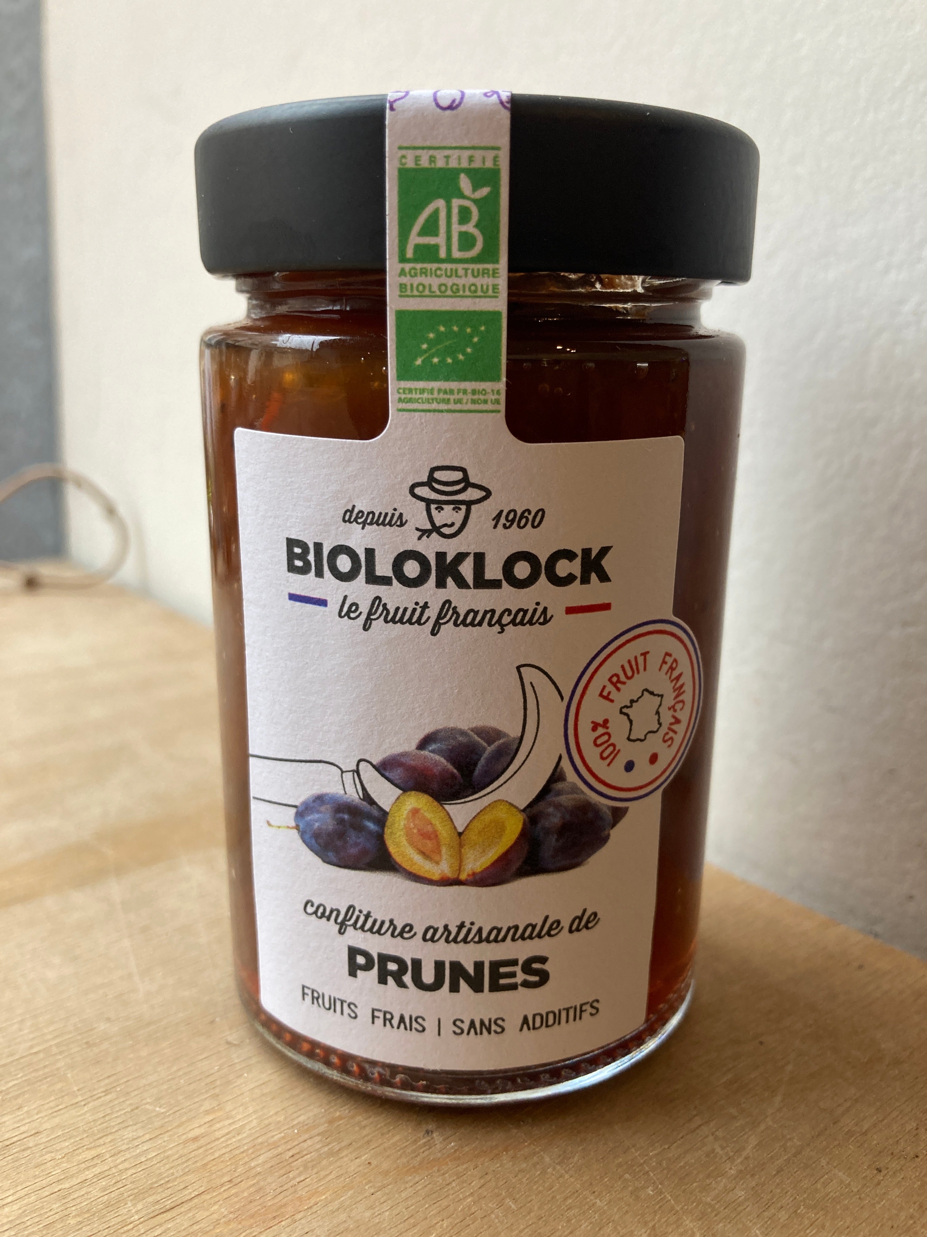 CONFITURE BIOLOKLOCK PRUNES 230G