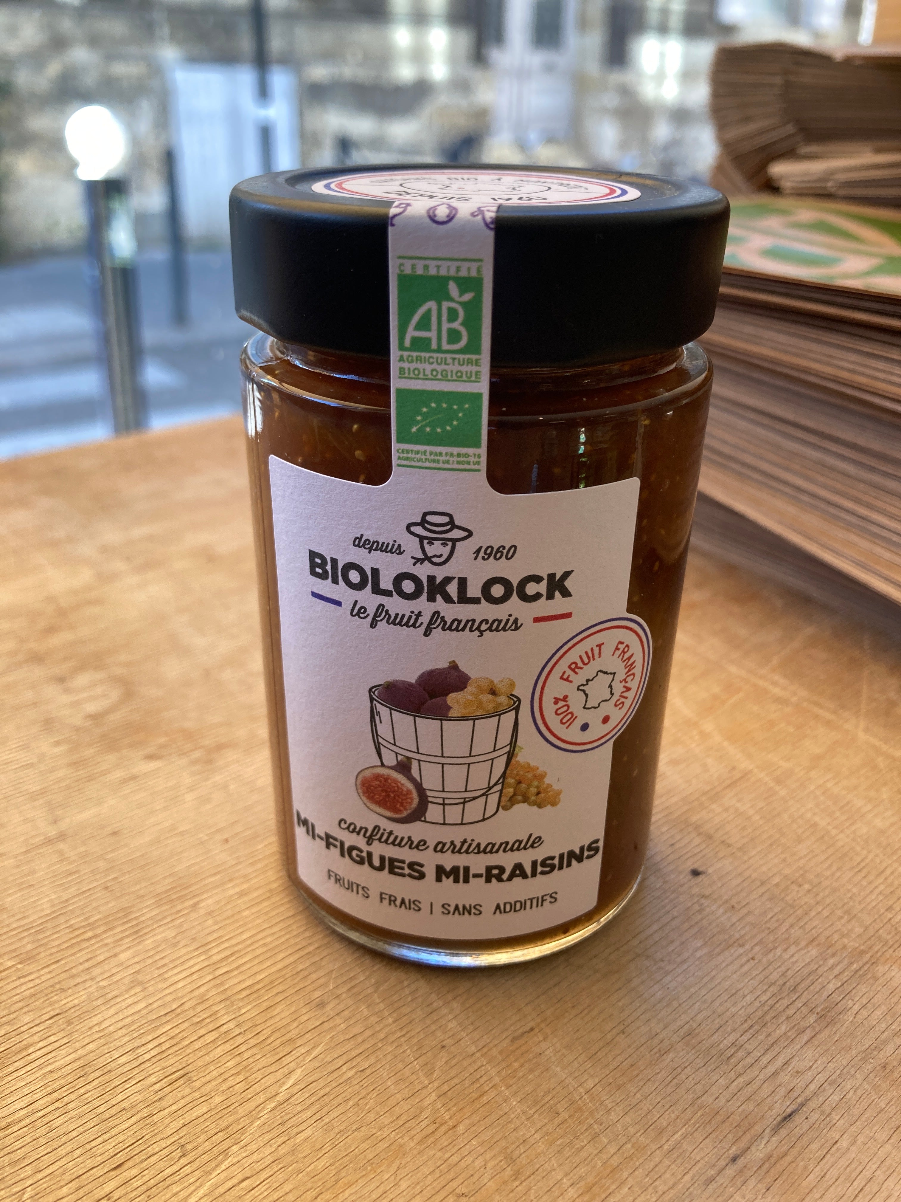 CONFITURE BIOLOKLOCK MI-FIGUES MI-RAISINS 230G