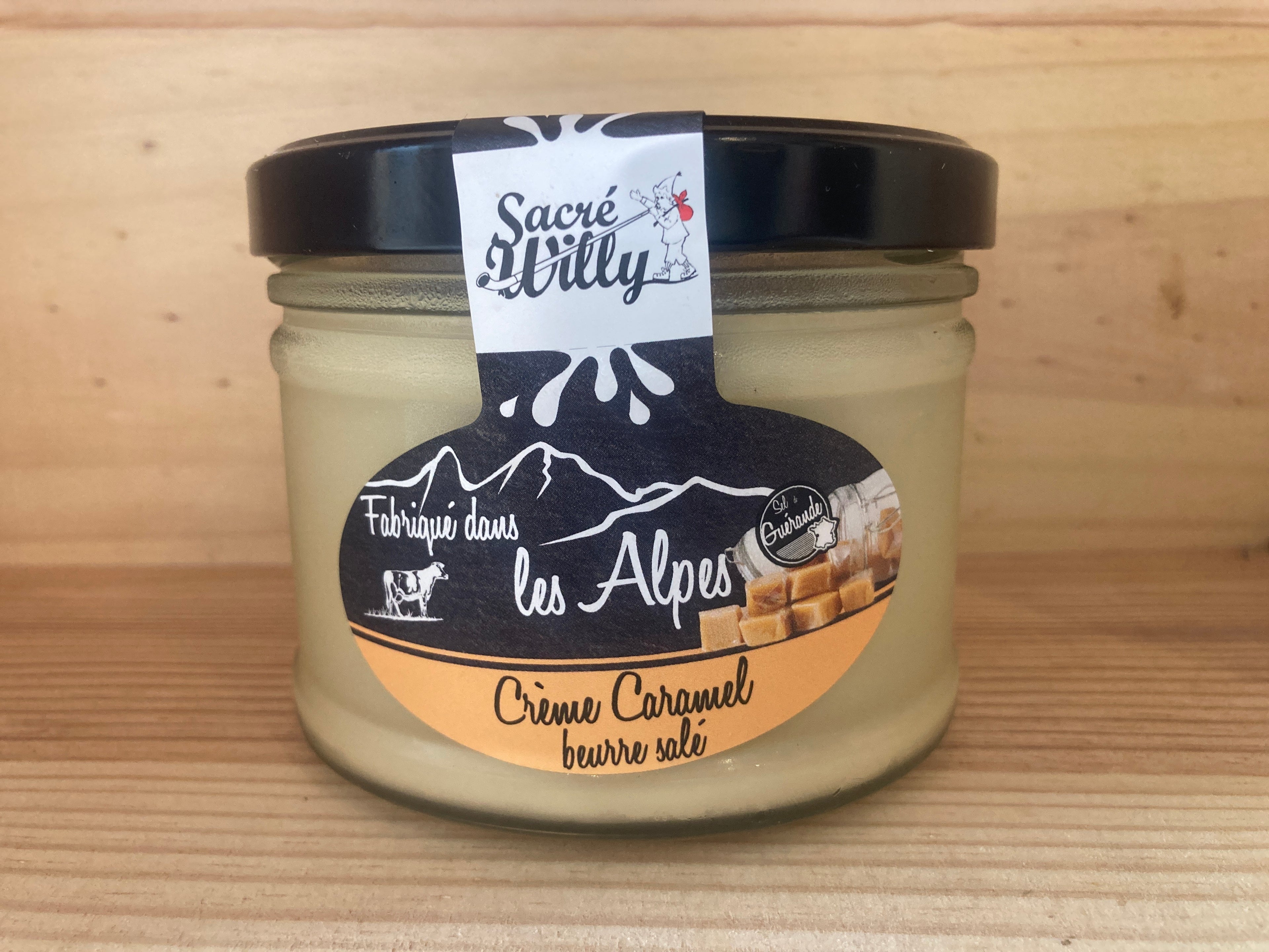 CRÈME CARAMEL BEURRE SALÉ 375G - SACRÉ WILLY