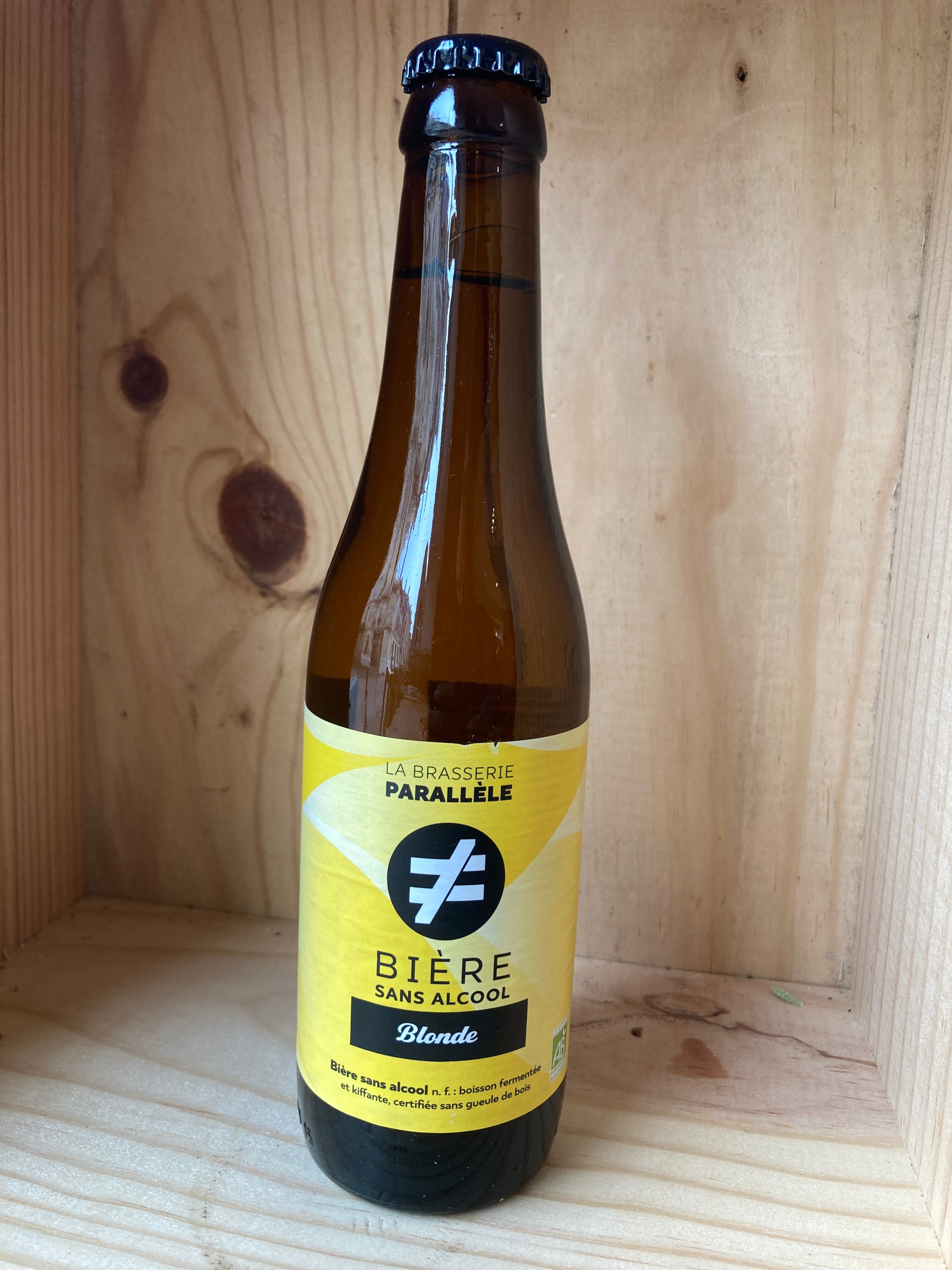 BIÈRE BLONDE SANS ALCOOL 33cl - LA BRASSERIE PARALLÈLE