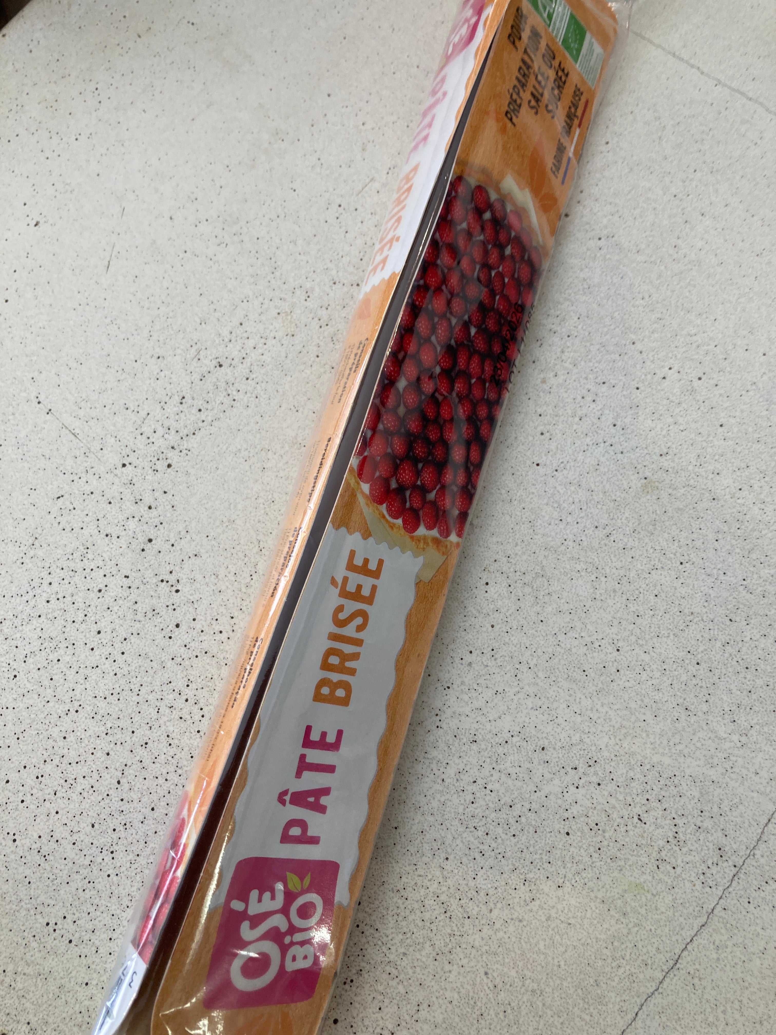 Pate brisée OSEBIO 230G