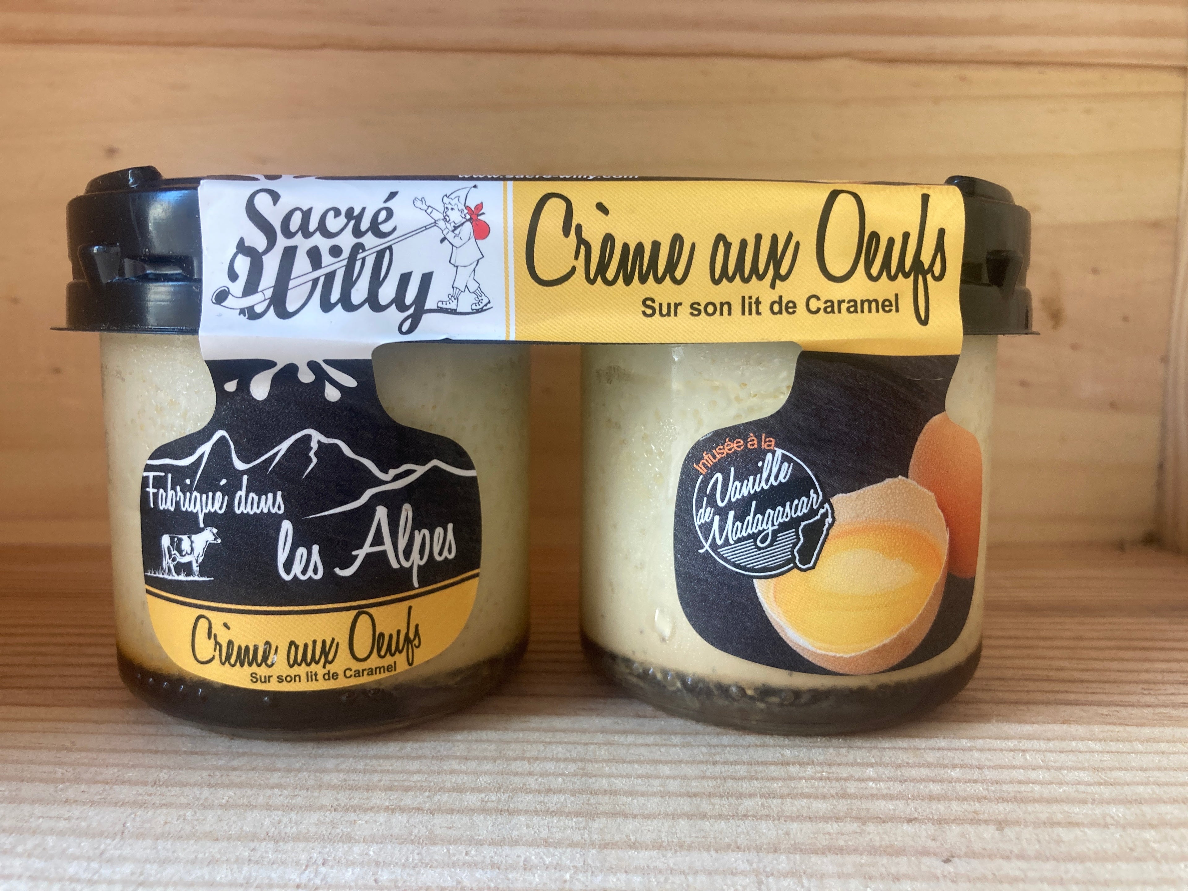 CRÈME AUX ŒUFS DUO 2x125G - SACRÉ WILLY