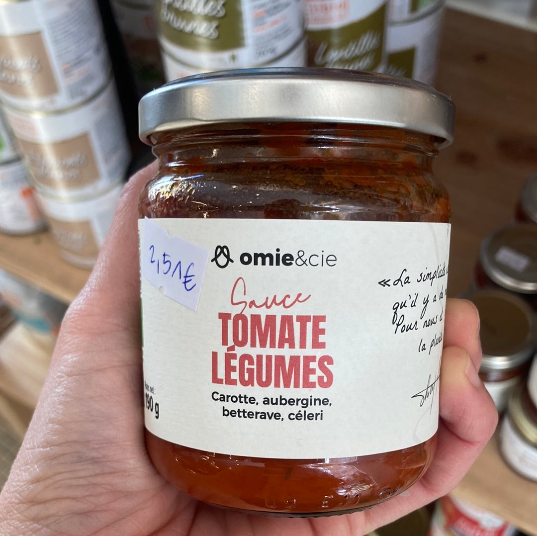 SAUCE TOMATE AUX LÉGUMES - OMIE&CIE