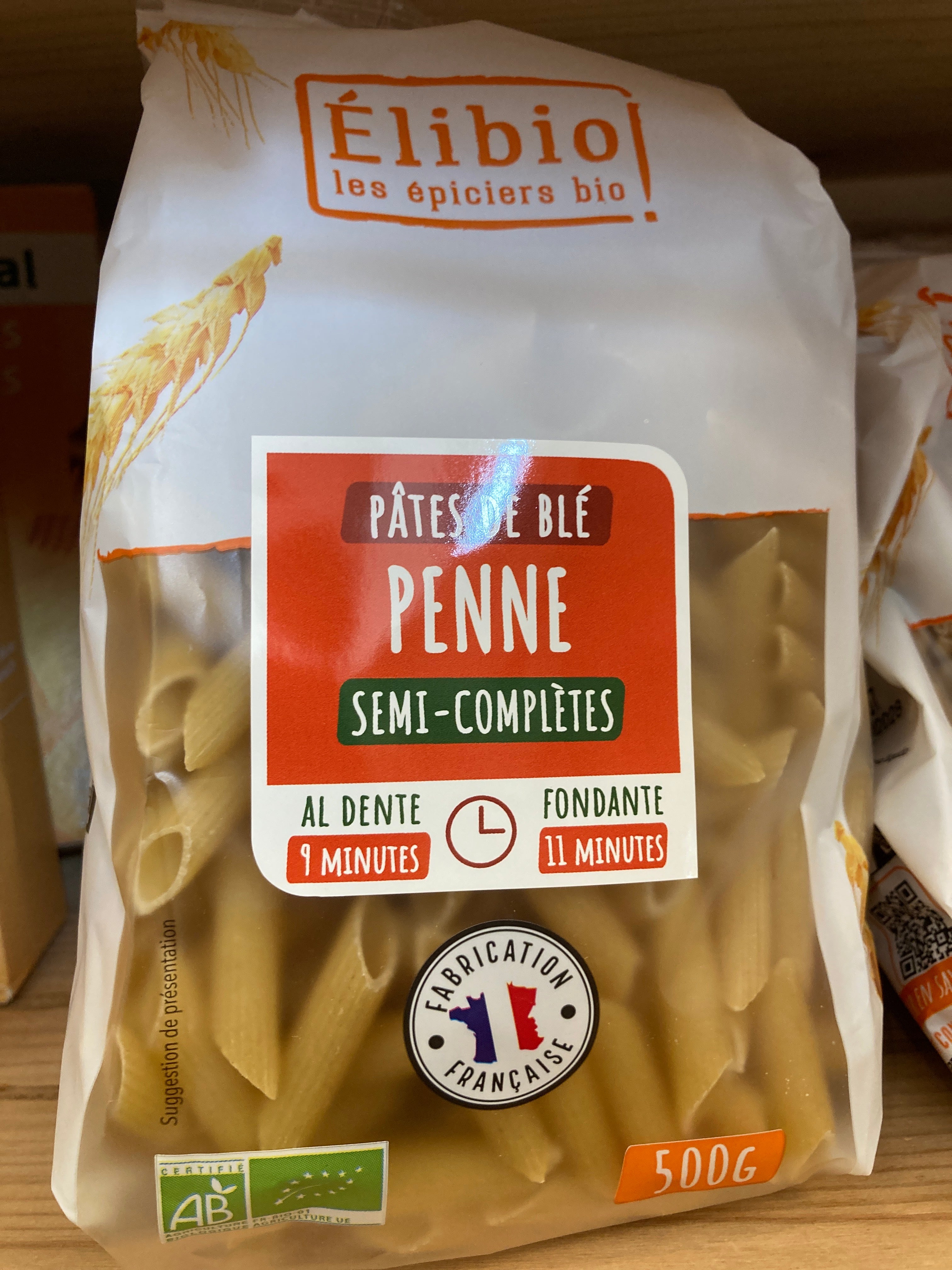 PENNE SEMI-COMPLETE 500G ELIBIO