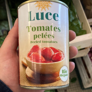Tomates pelées LUCE 400g poids net