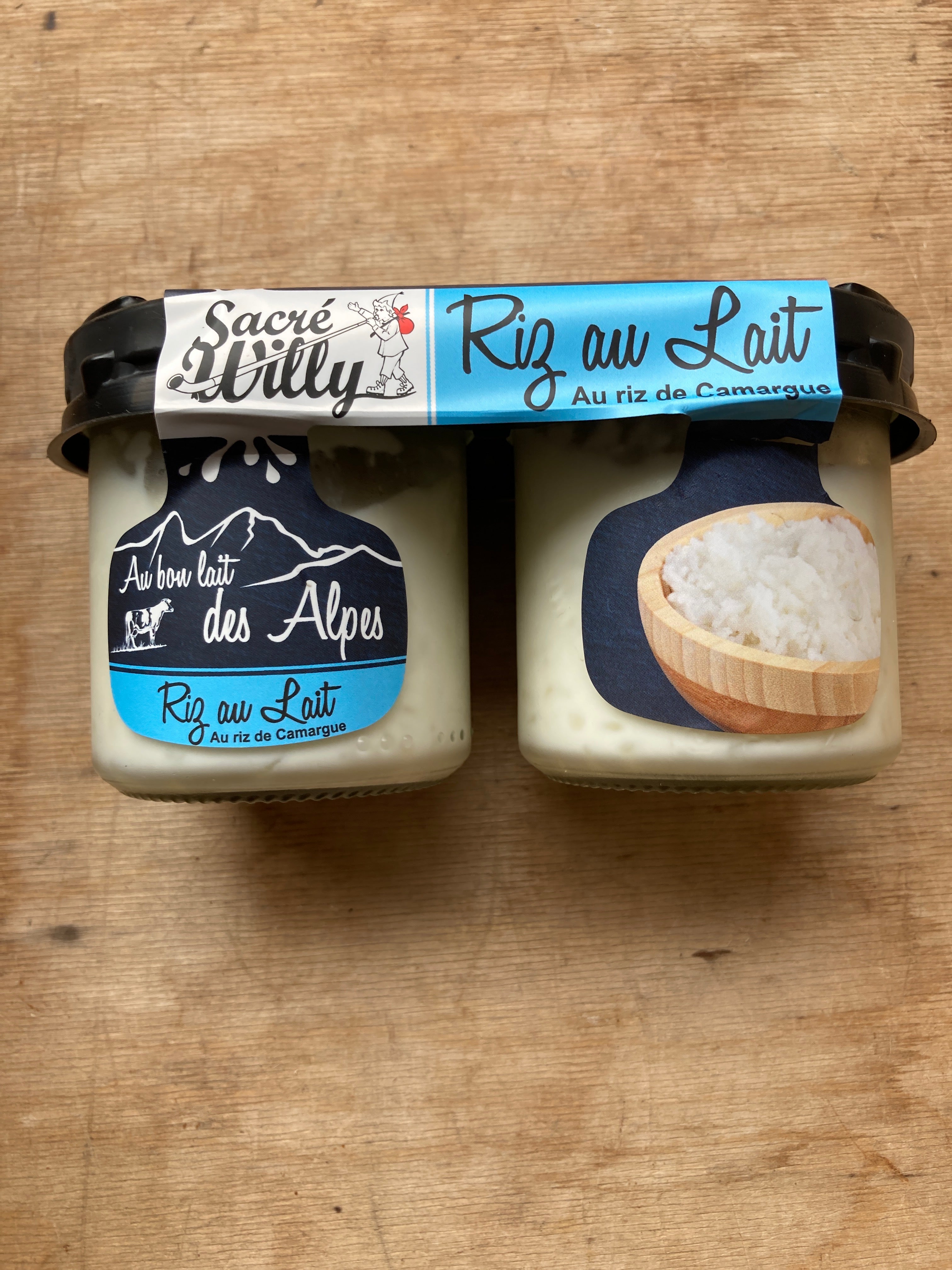 RIZ AU LAIT NATURE DUO 2x125G - SACRÉ WILLY