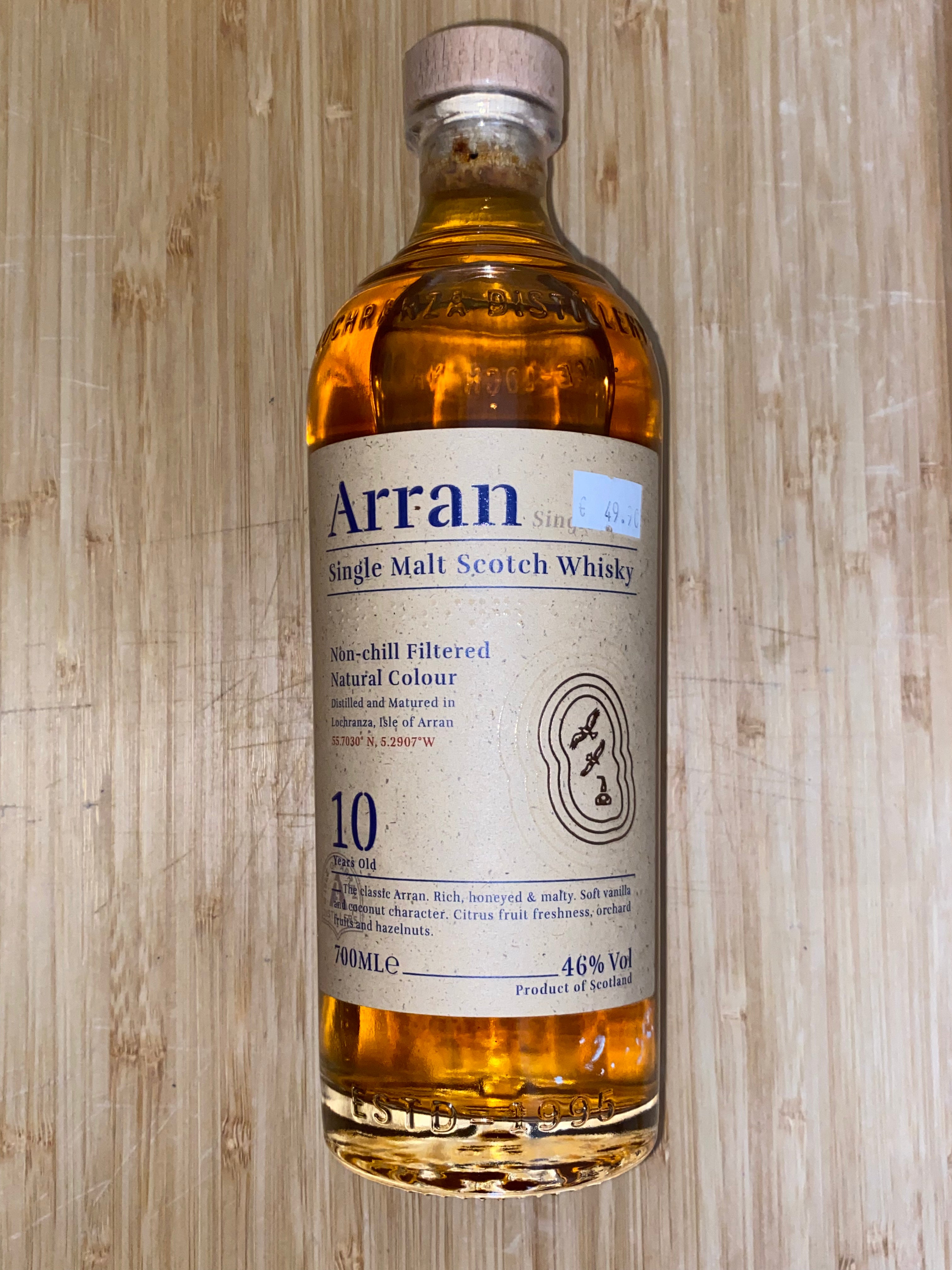 ARRAN WHISKY 10 YEARS