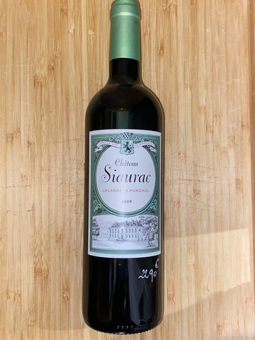 CHÂTEAU SIAURAC - LALANDE DE POMEROL - 2019