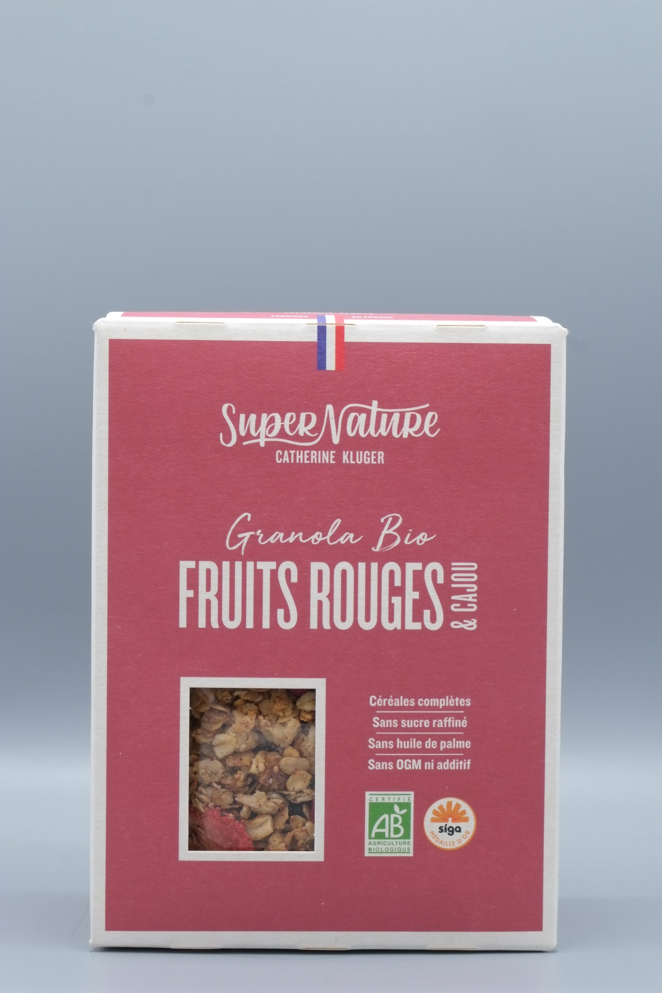 GRANOLA CHOCOLAT FRUITS ROUGES ET CAJOU